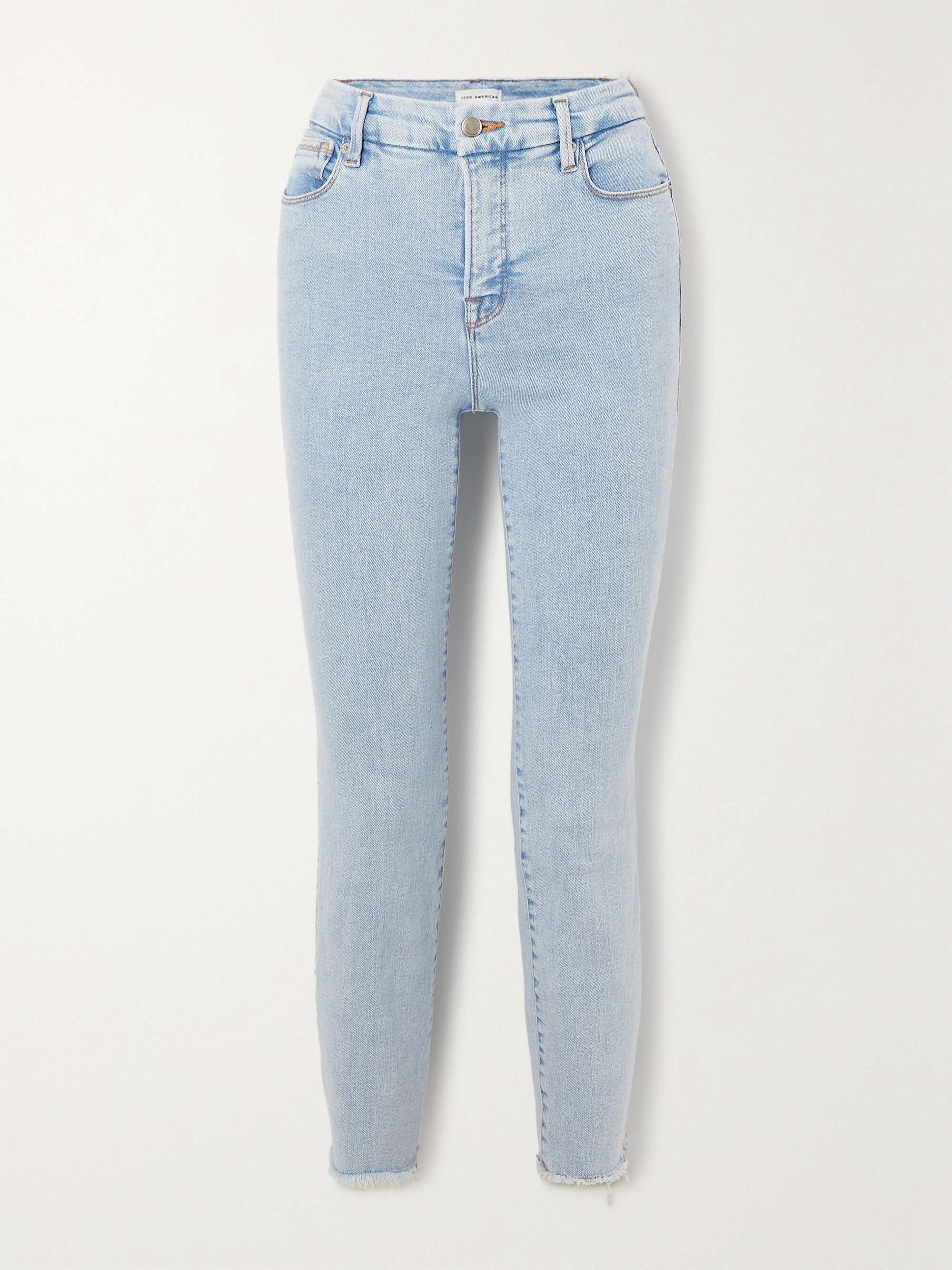 GOOD AMERICAN Good Legs recycled high-rise slim-leg jeans | NET-A-PORTER