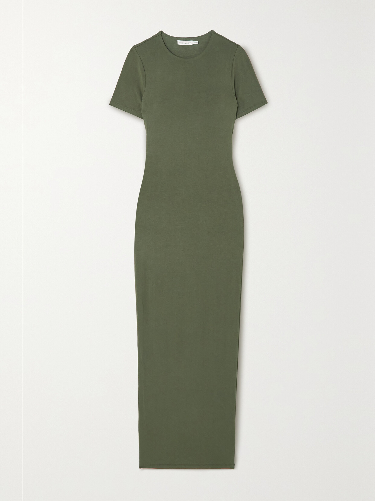 GOOD AMERICAN GOOD TOUCH STRETCH-JERSEY MAXI DRESS