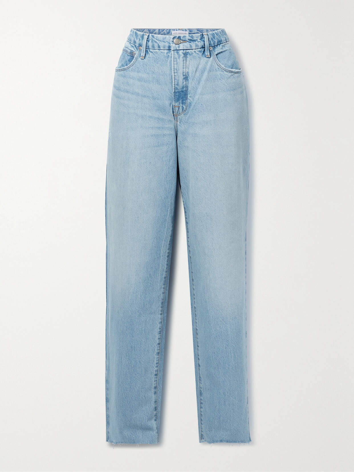 GOOD AMERICAN GOOD 90S HIGH-RISE WIDE-LEG JEANS