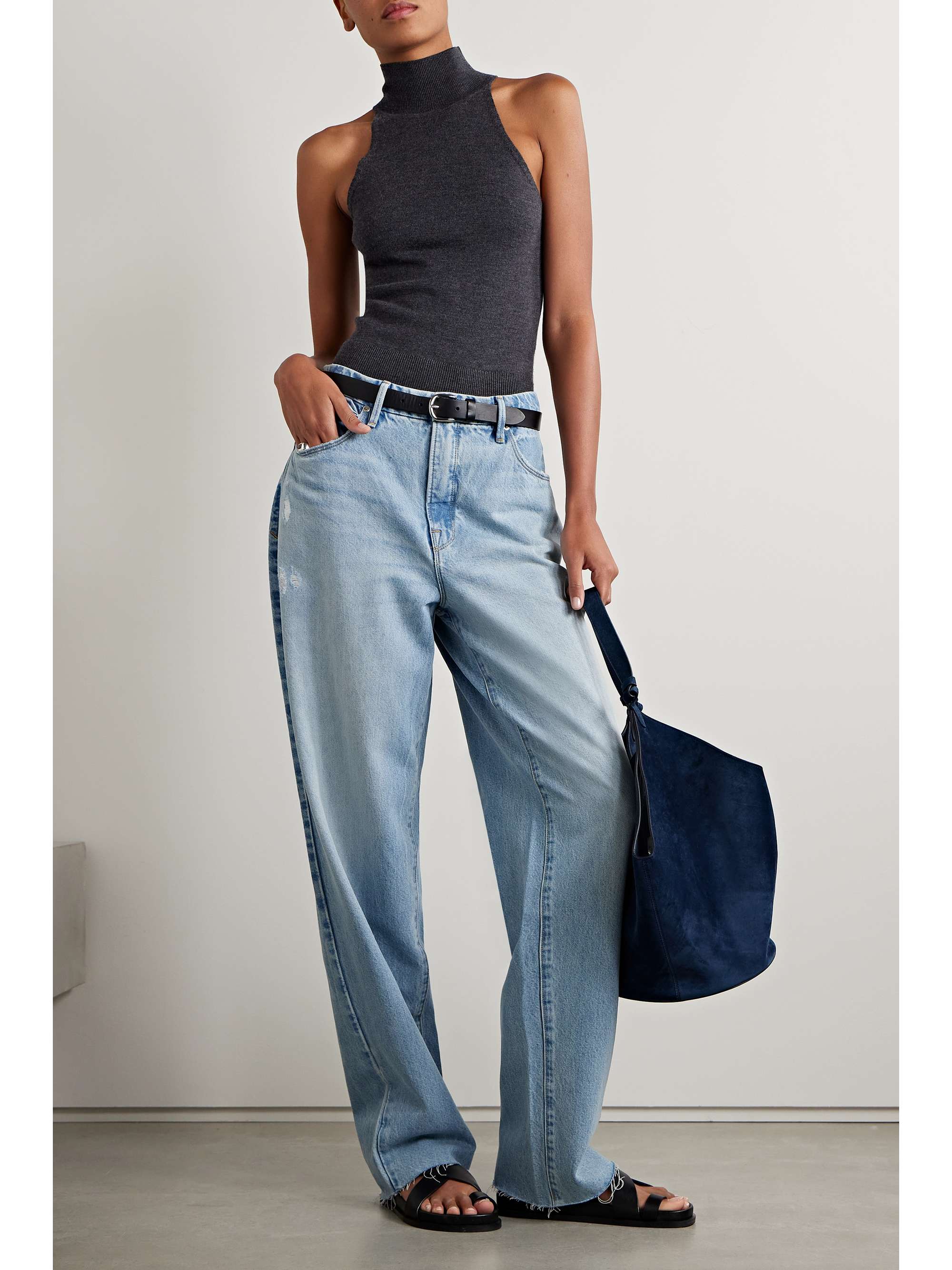 90s High-Waisted Wide Leg Jean