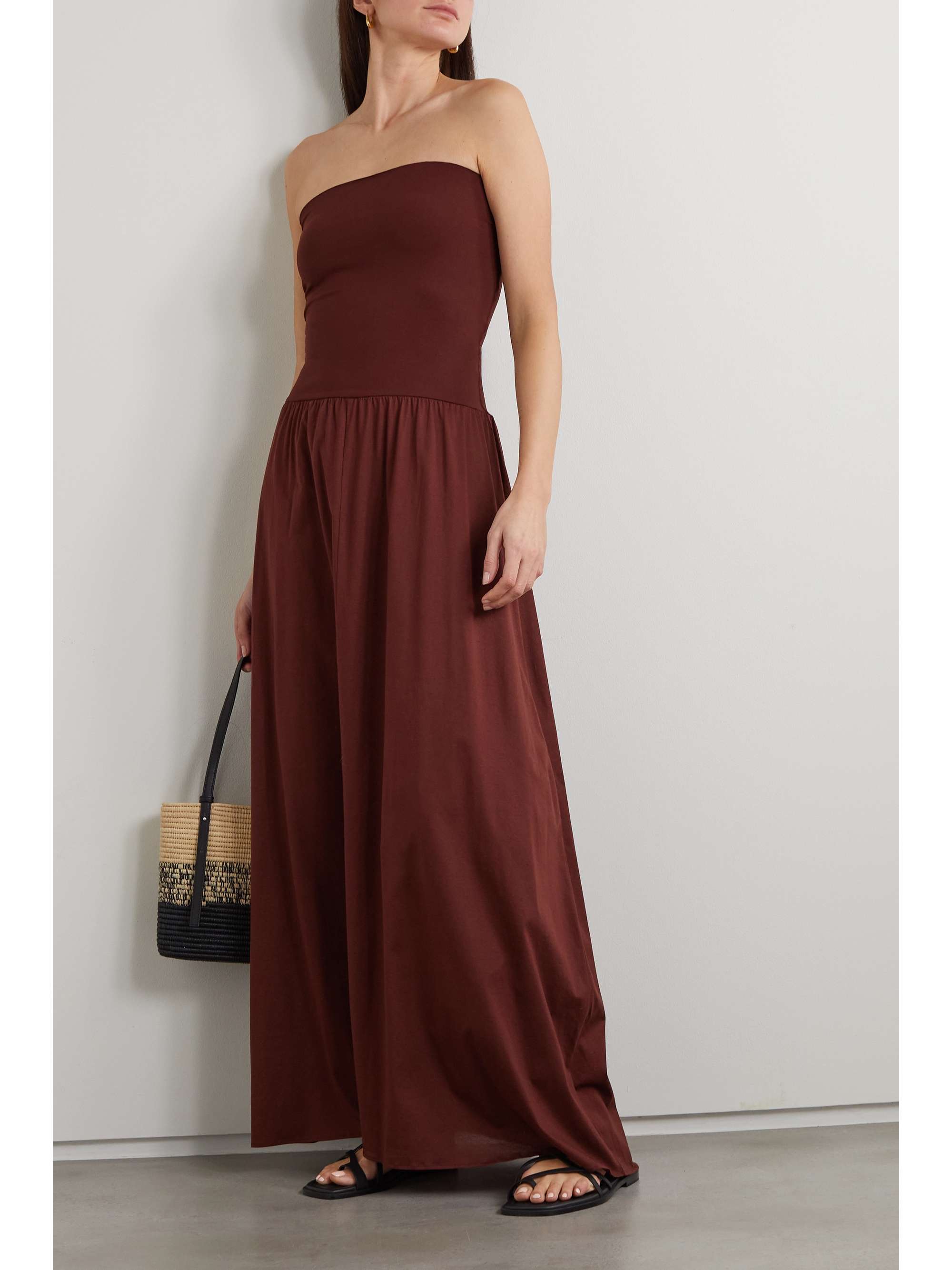 ERES Ankara convertible cotton and stretch-jersey maxi dress