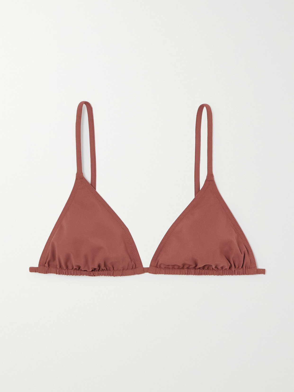 Eres Les Essentiels Mouna Triangle Bikini Top - Brown