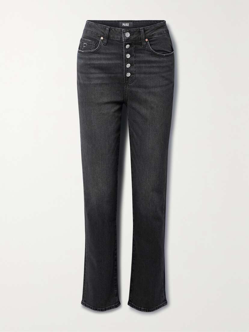 PAIGE Stella High-rise Straight-leg Jeans