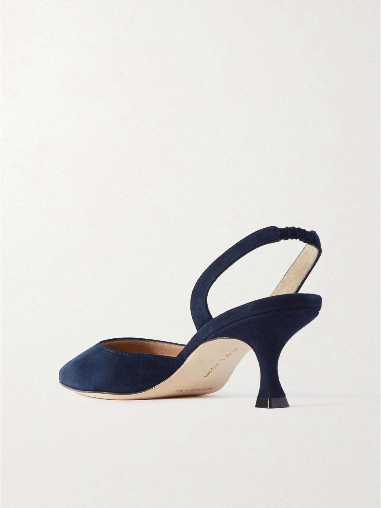 Carolyne 50 Suede Slingback Pumps