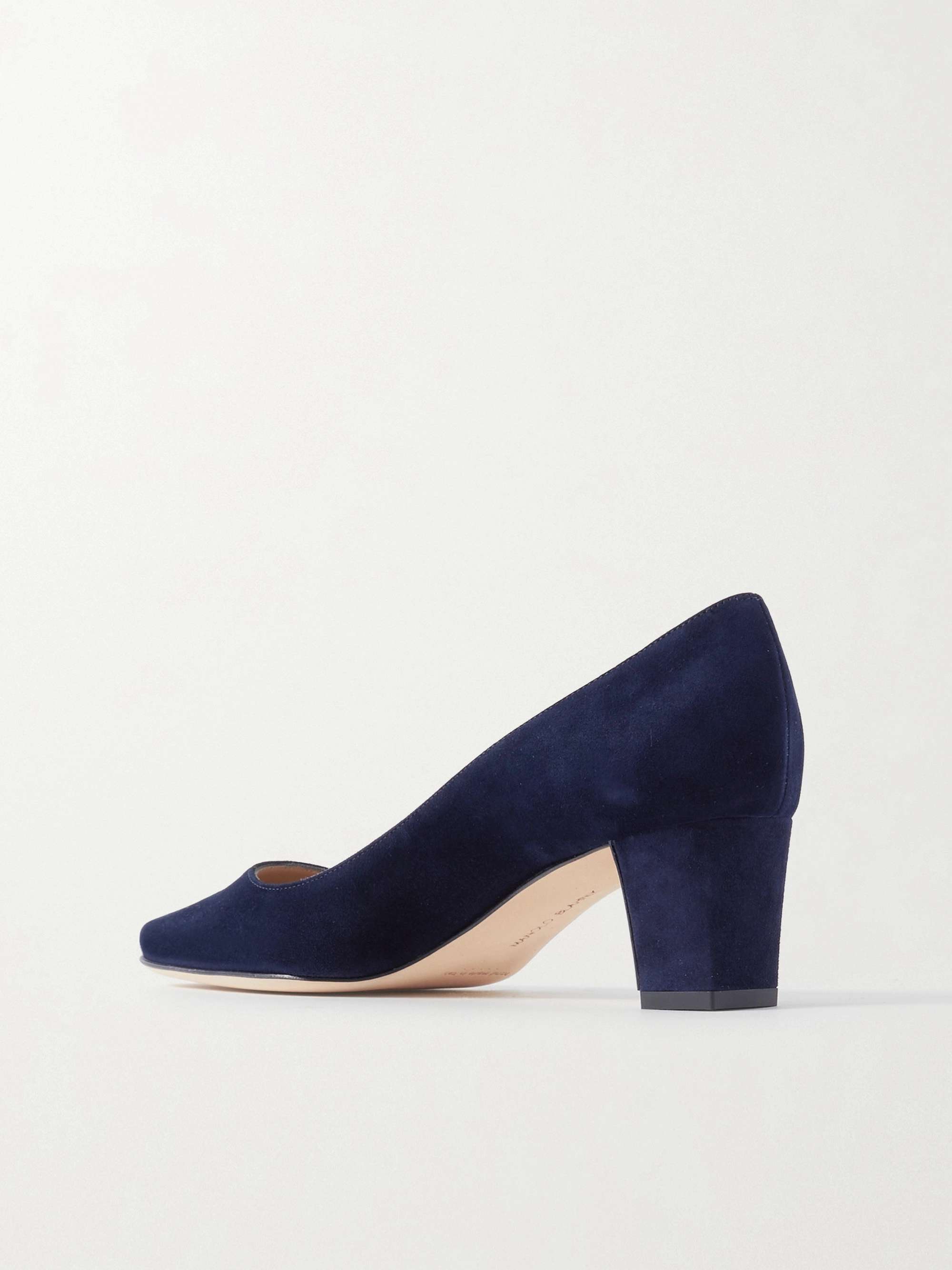 MANOLO BLAHNIK Okkatopla 50 suede pumps