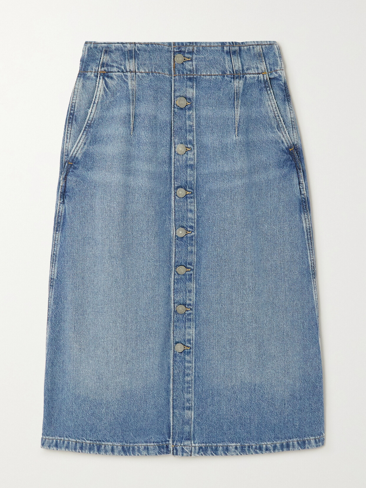 Polo Ralph Lauren - Denim Midi Skirt - Blue