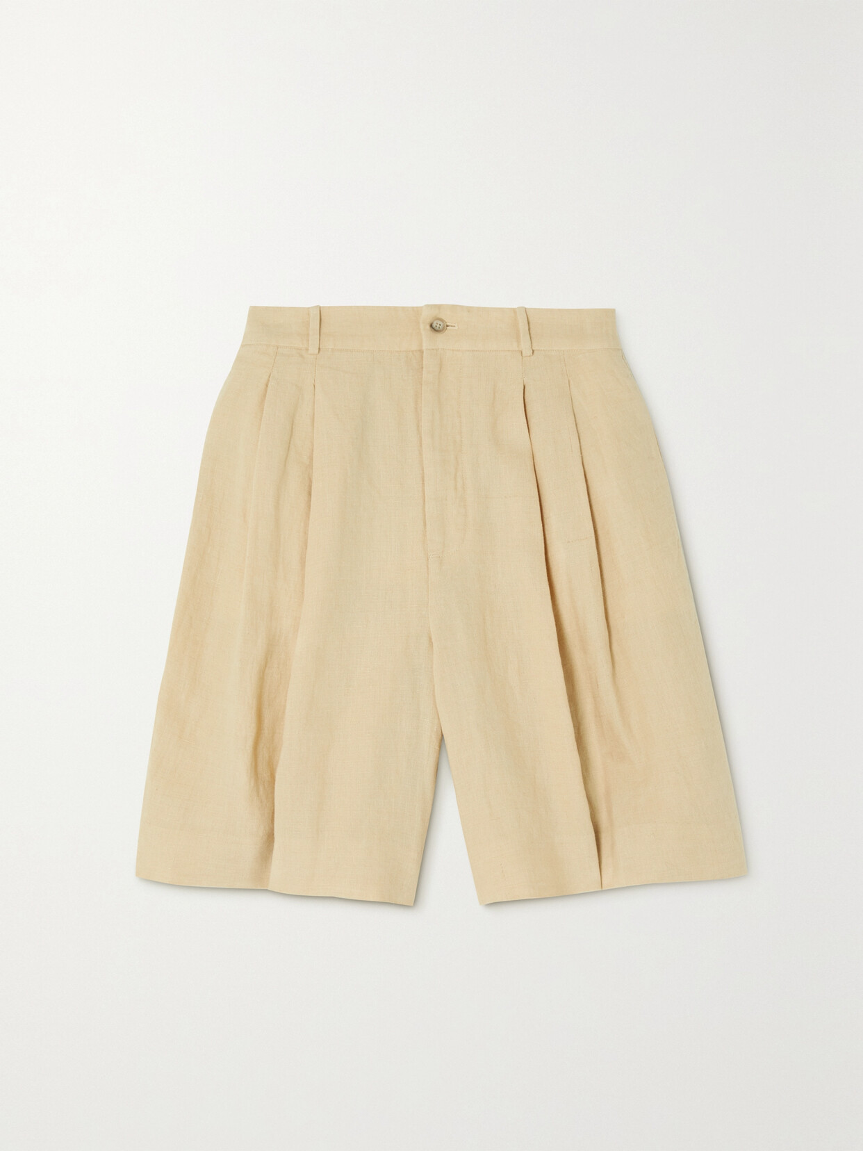 Polo Ralph Lauren - Pleated Linen Shorts - Pink