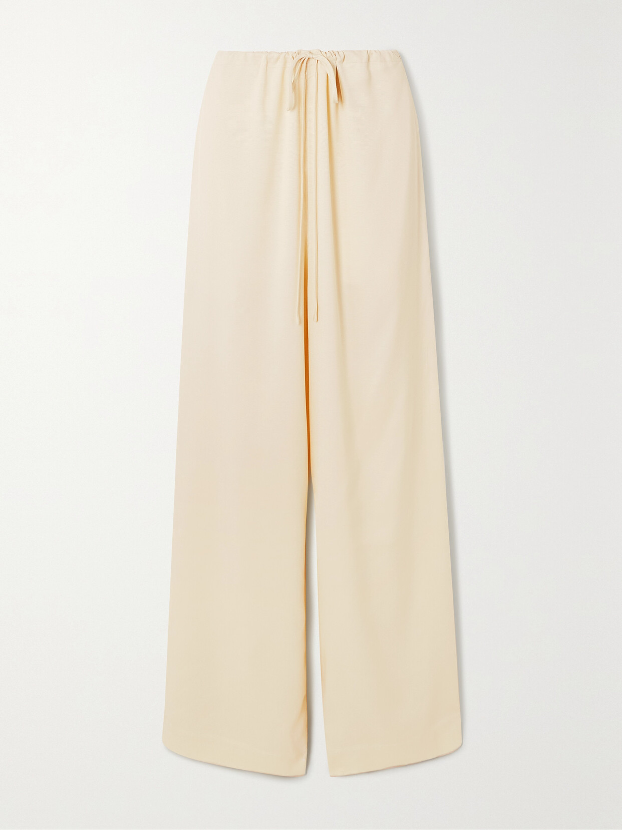 BONDI BORN + Net Sustain Pineto Lenzing Ecovero Woven Wide-leg Pants - Off-white