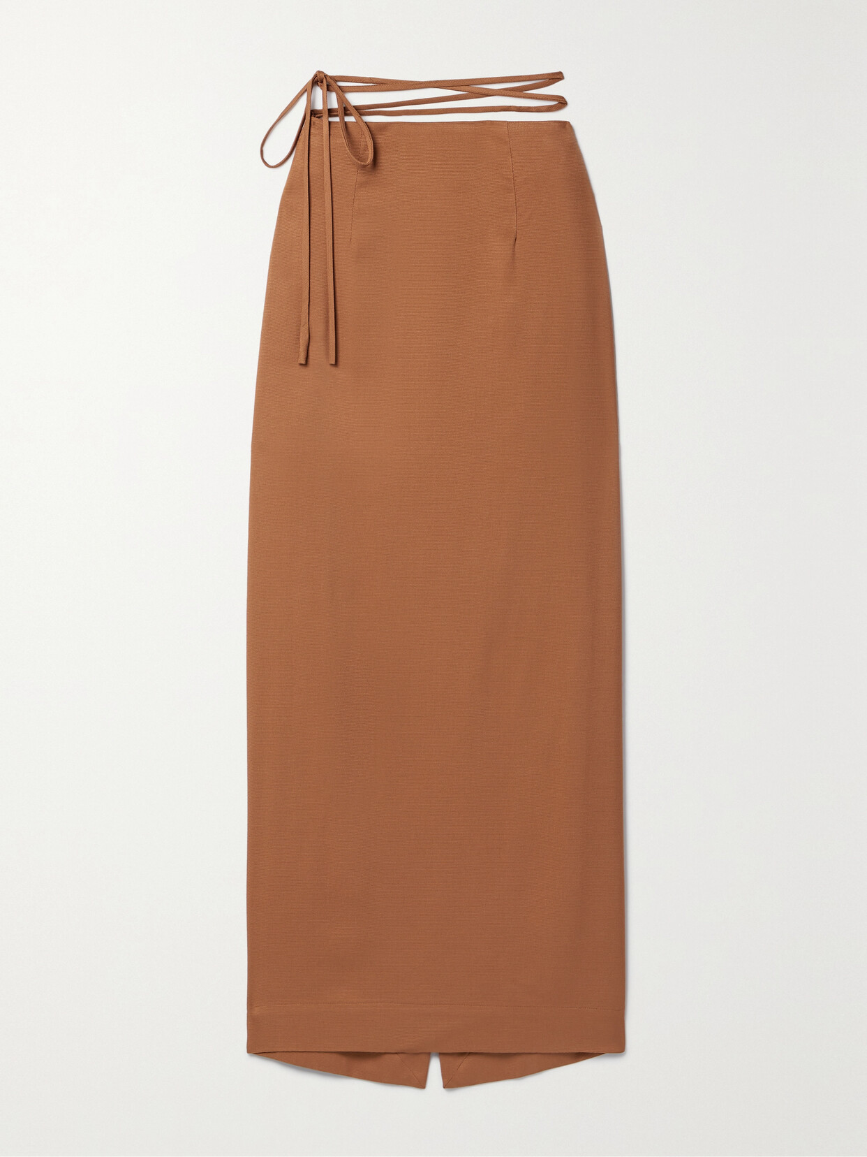 BONDI BORN - + Net Sustain Lesi Woven Midi Skirt - Brown