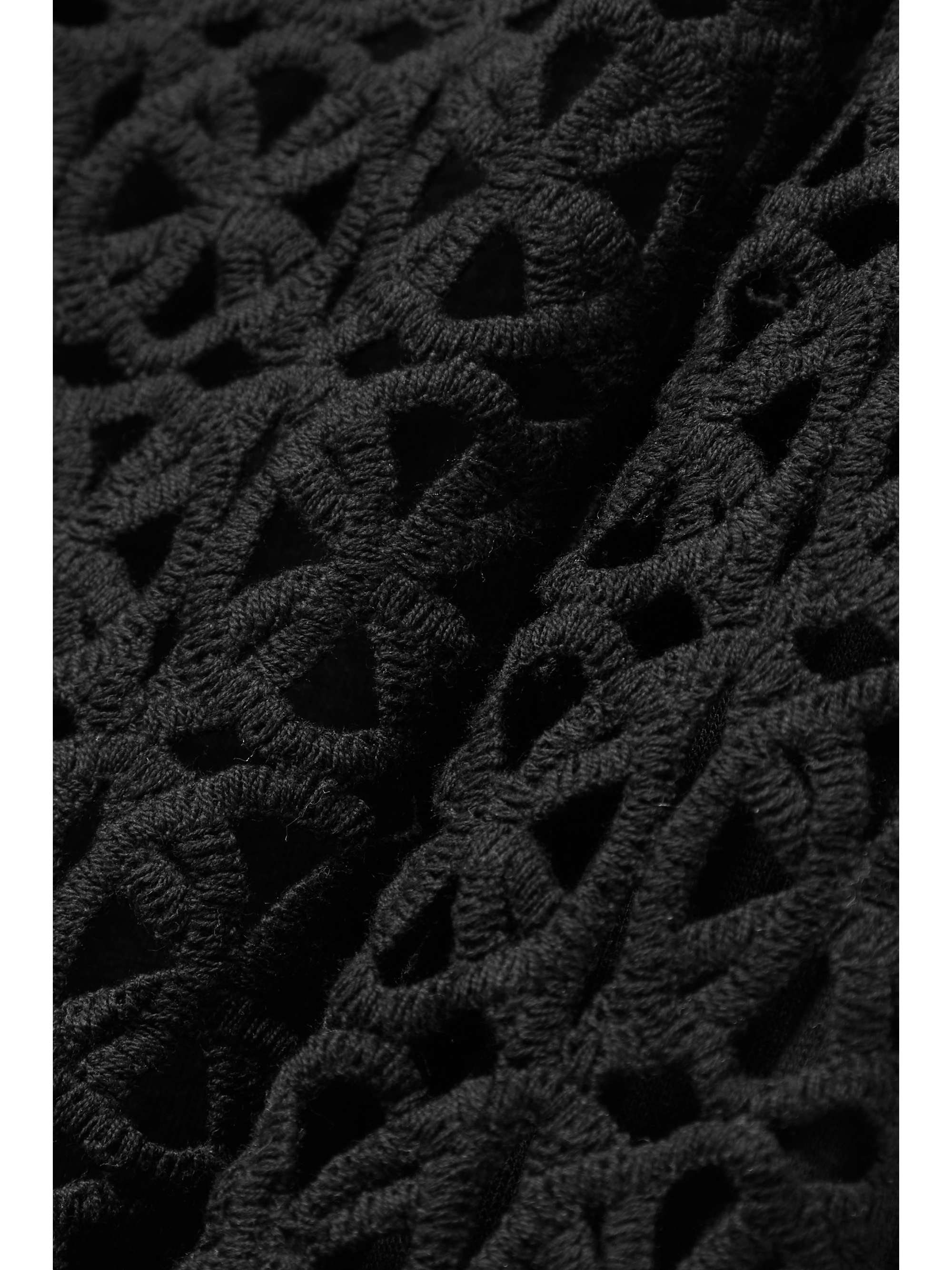 MIGUELINA Kira crocheted cotton mini dress