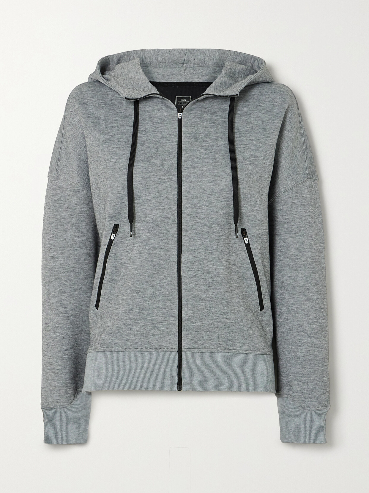 ON - Stretch Recycled-jersey Hoodie - Gray