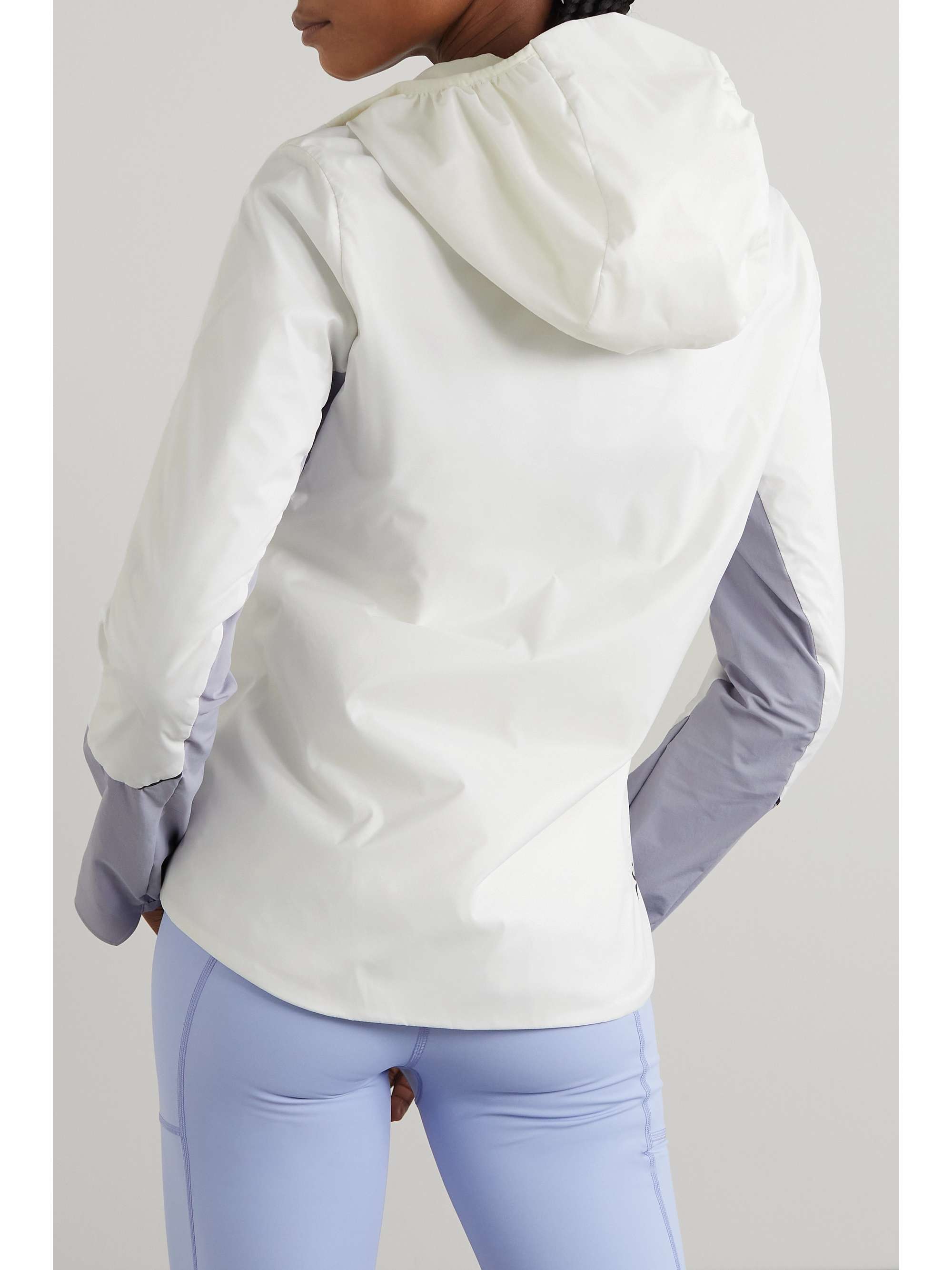 ON-RUNNING Insulator hooded two-tone recycled-shell jacket