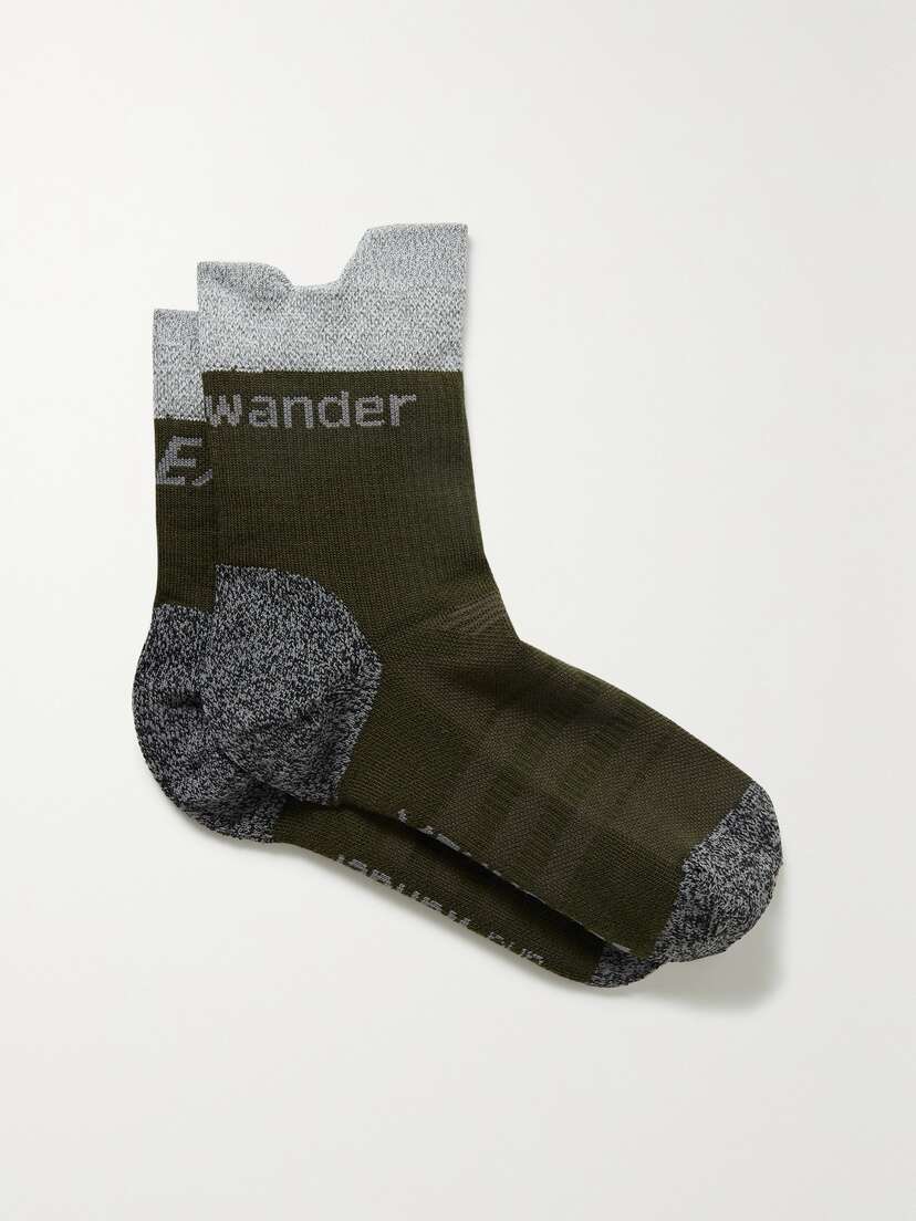 adidas Originals + And Wander Terrex Recycled Stretch-knit Socks - x large