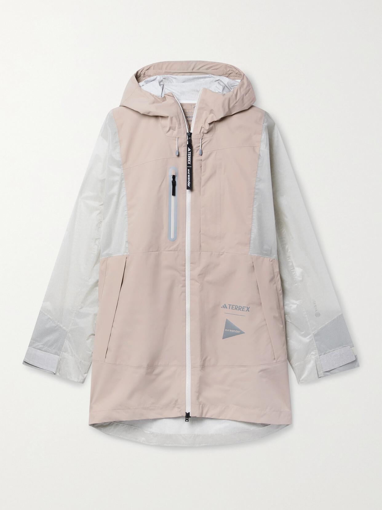 adidas Originals - + And Wander Terrex Xploric Paneled Recycled-shell Jacket - Pink