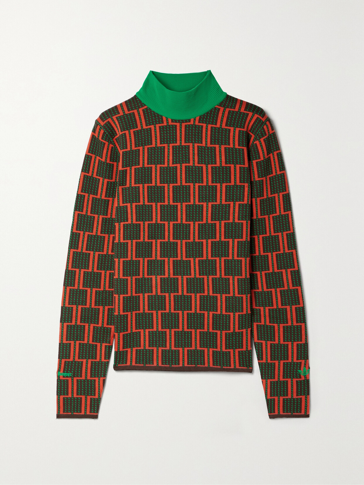 adidas Originals - + Wales Bonner Cotton-blend Jacquard Turtleneck Sweater - Multi