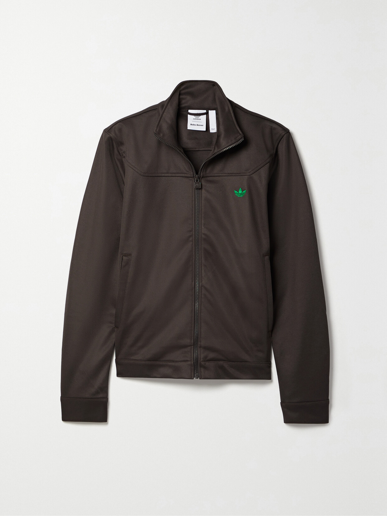 Adidas Originals + Wales Bonner Harrington Embroidered Cotton-blend Jacket In Brown