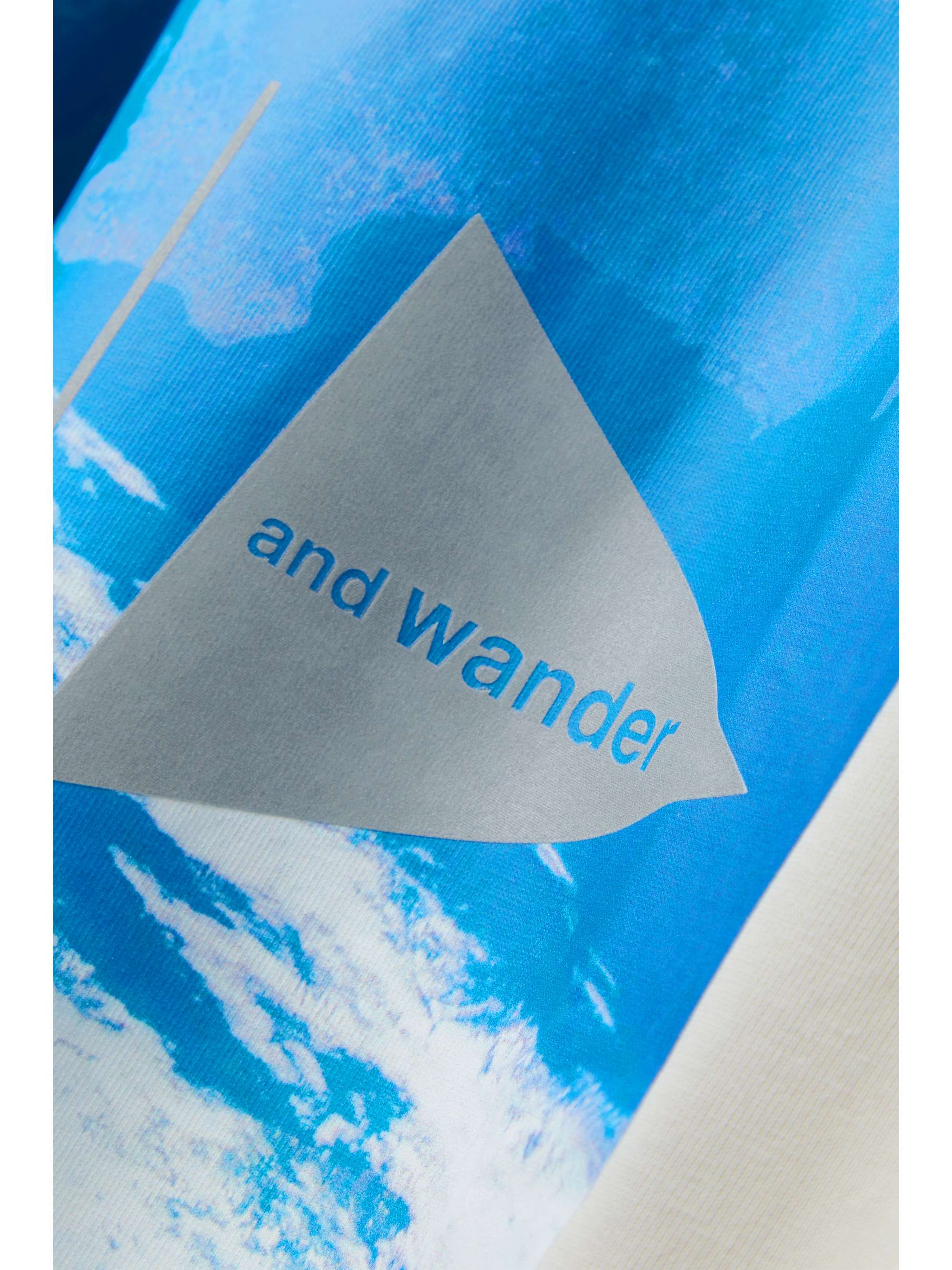 ADIDAS ORIGINALS + And Wander Terrex oversized printed cotton-blend jersey T-shirt