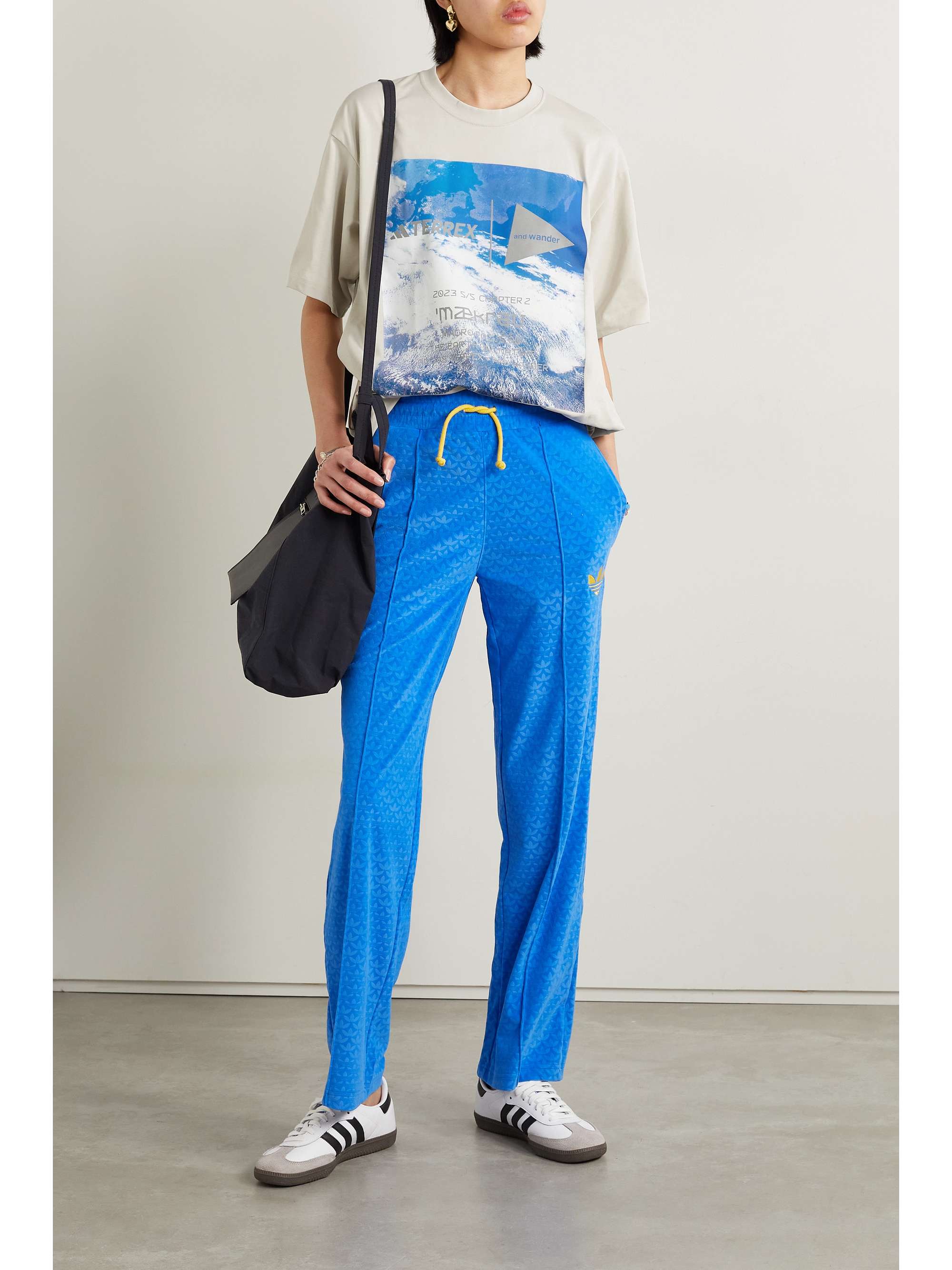 + cotton-blend NET-A-PORTER Terrex And ORIGINALS T -shirt ADIDAS | Wander oversized printed jersey