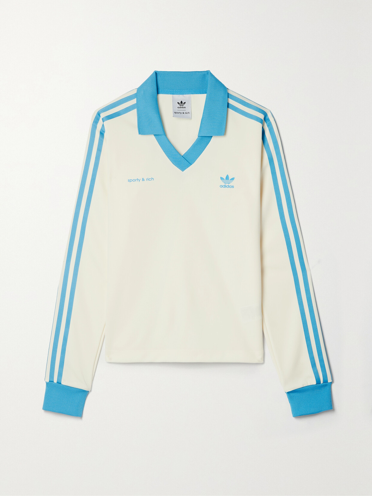 adidas Originals - + Sporty & Rich Printed Stretch-jersey Top - Cream