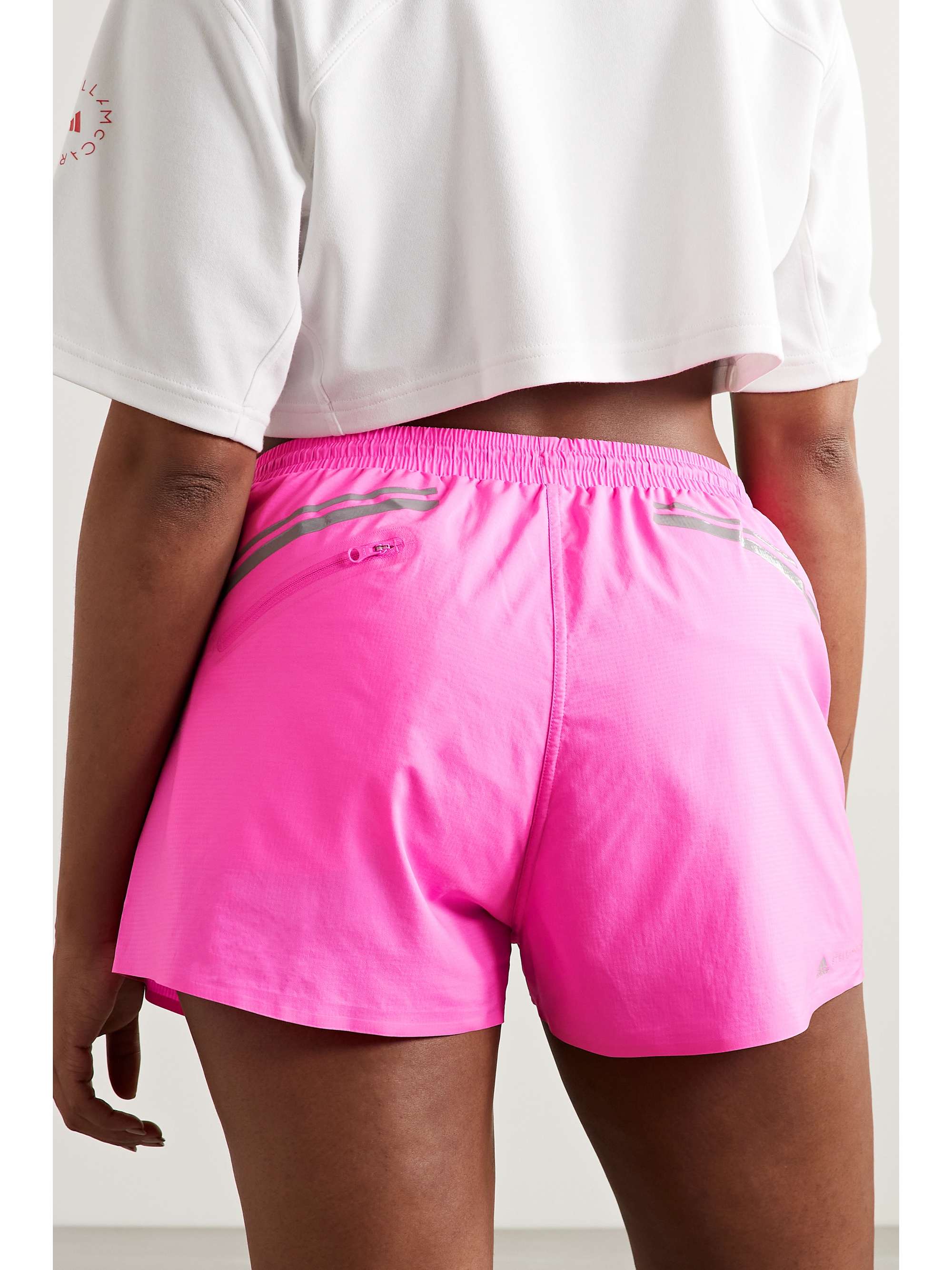 ADIDAS BY STELLA MCCARTNEY TruePace printed recycled-ripstop shorts