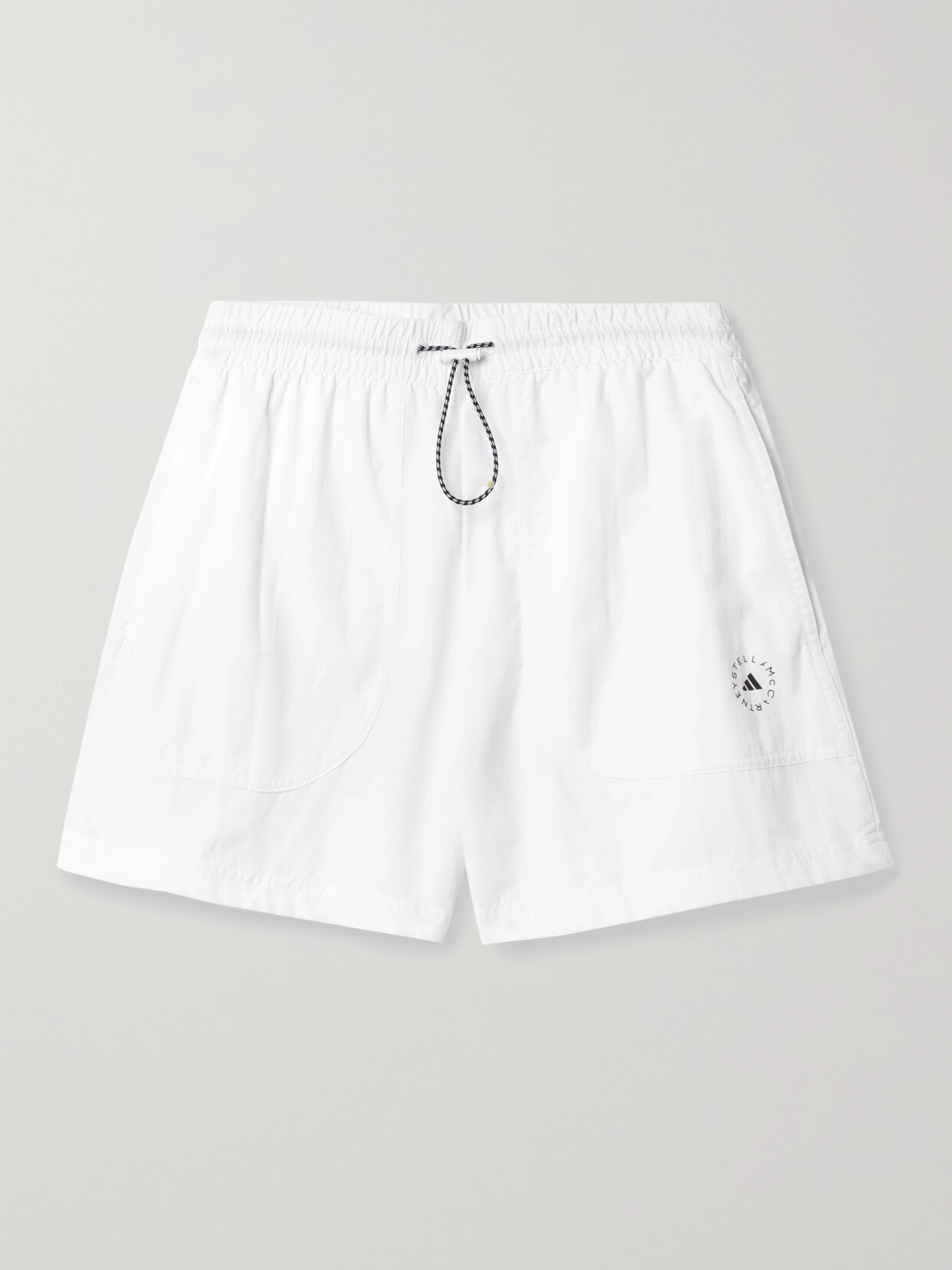 adidas by Stella McCartney - Truecasuals Printed Recycled-shell Shorts - White