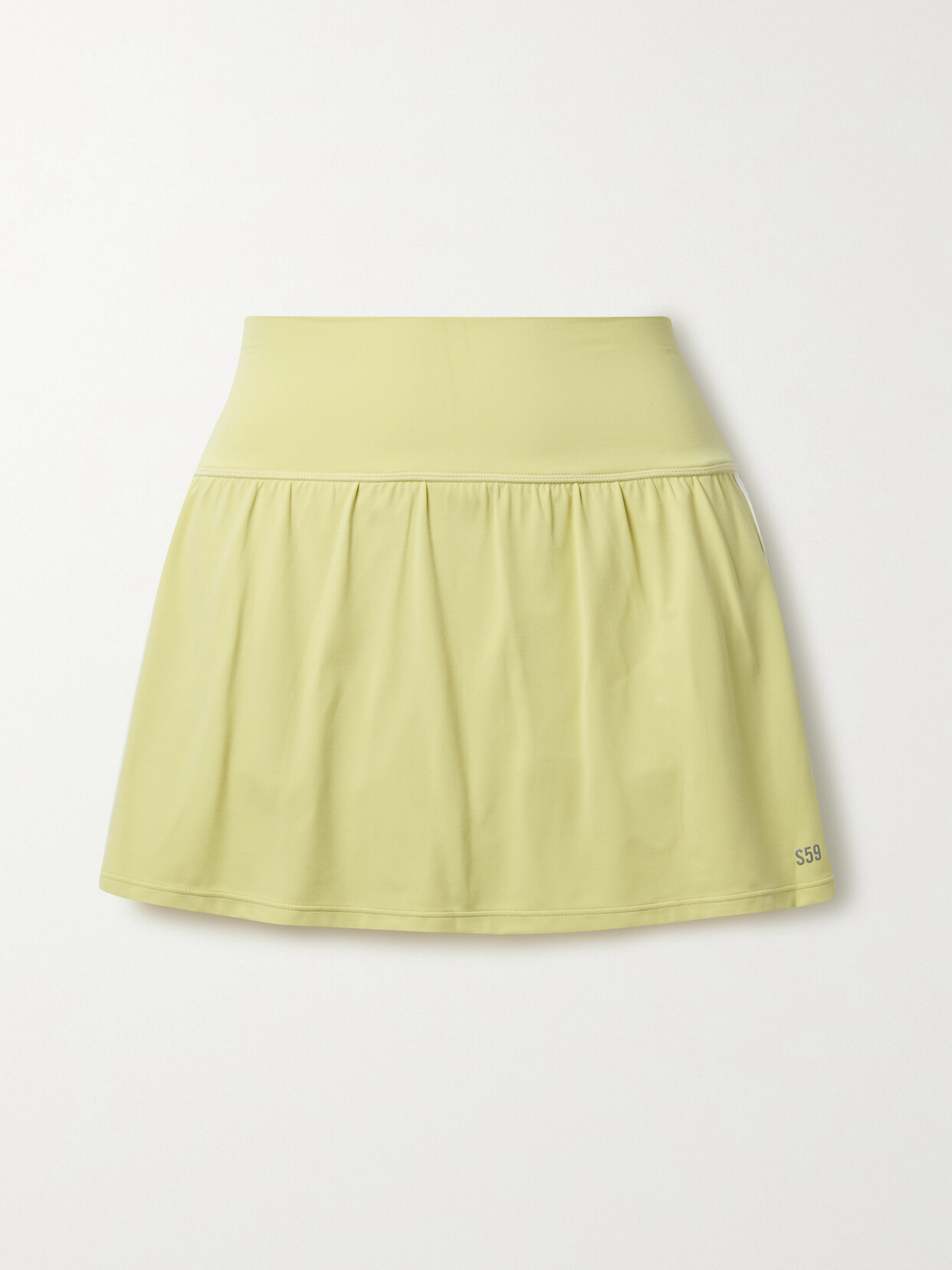 Splits59 Airweight Stretch Tennis Skirt In Yellow