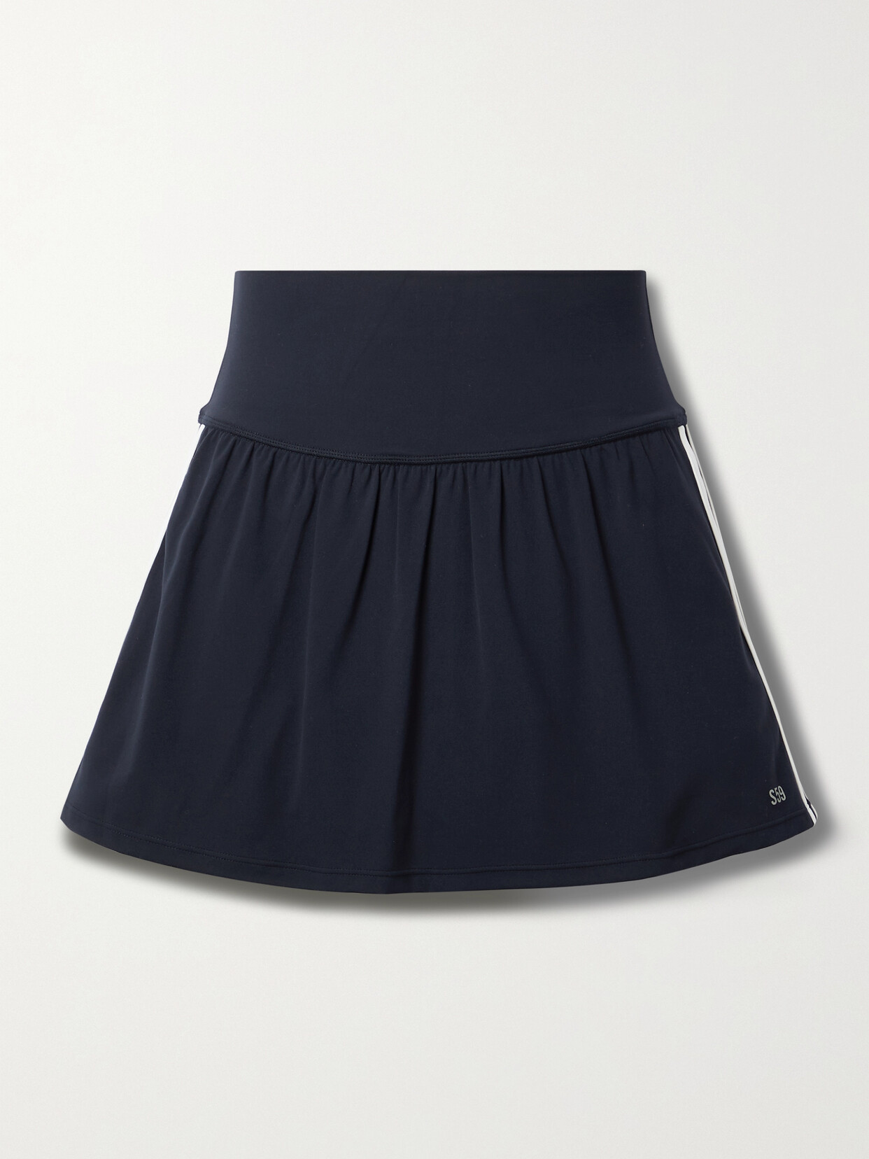 Splits59 - Airweight Striped Stretch-jersey Tennis Skirt - Blue