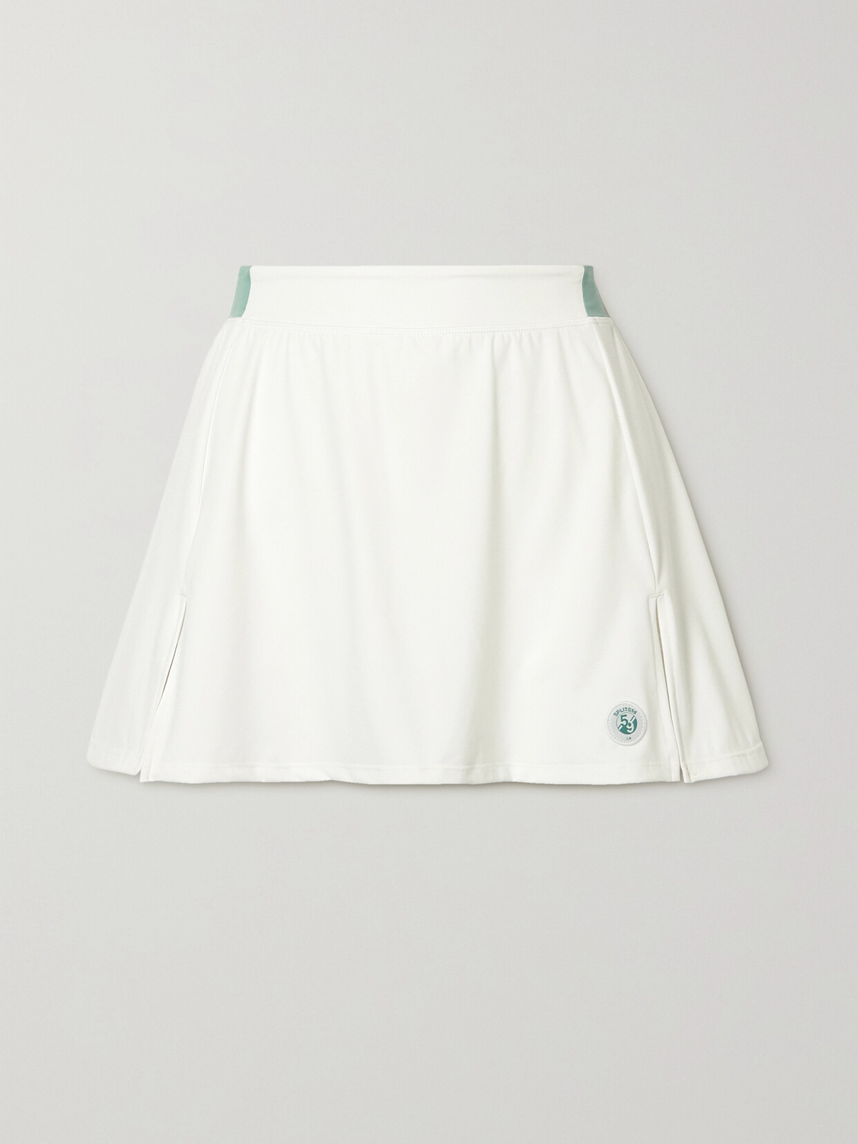 SPLITS59 - Venus Two-tone Stretch Tennis Skirt - White