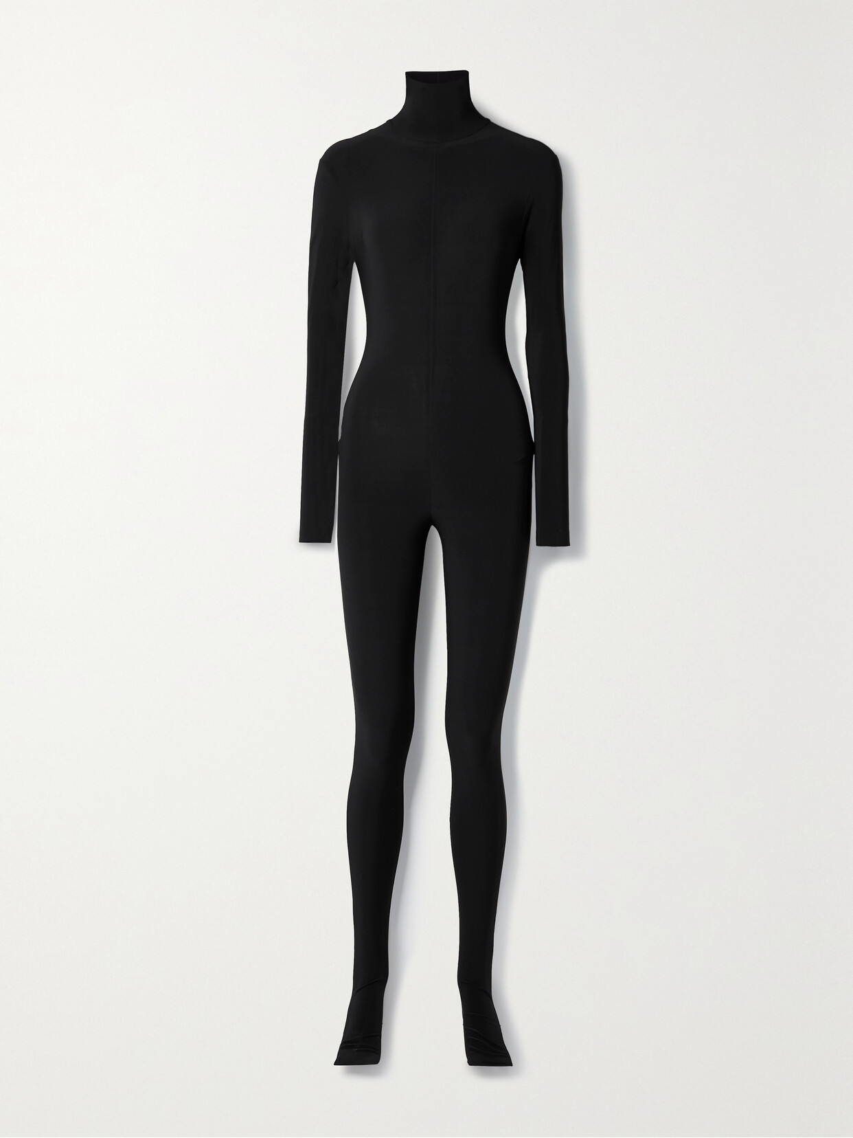 Norma Kamali - Cutout Stretch-jersey Turtleneck Jumpsuit - Black