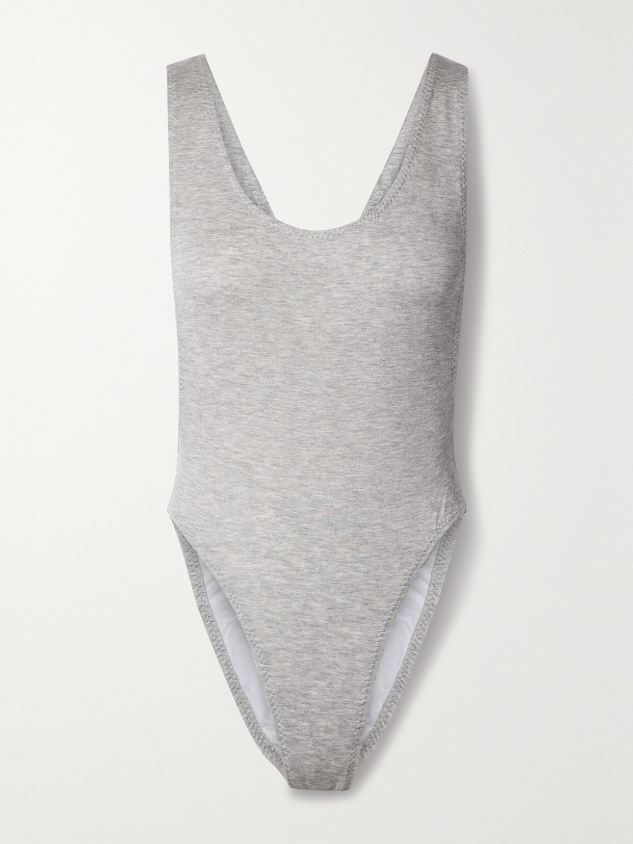 Norma Kamali - Marissa Stretch-modal Bodysuit - Gray