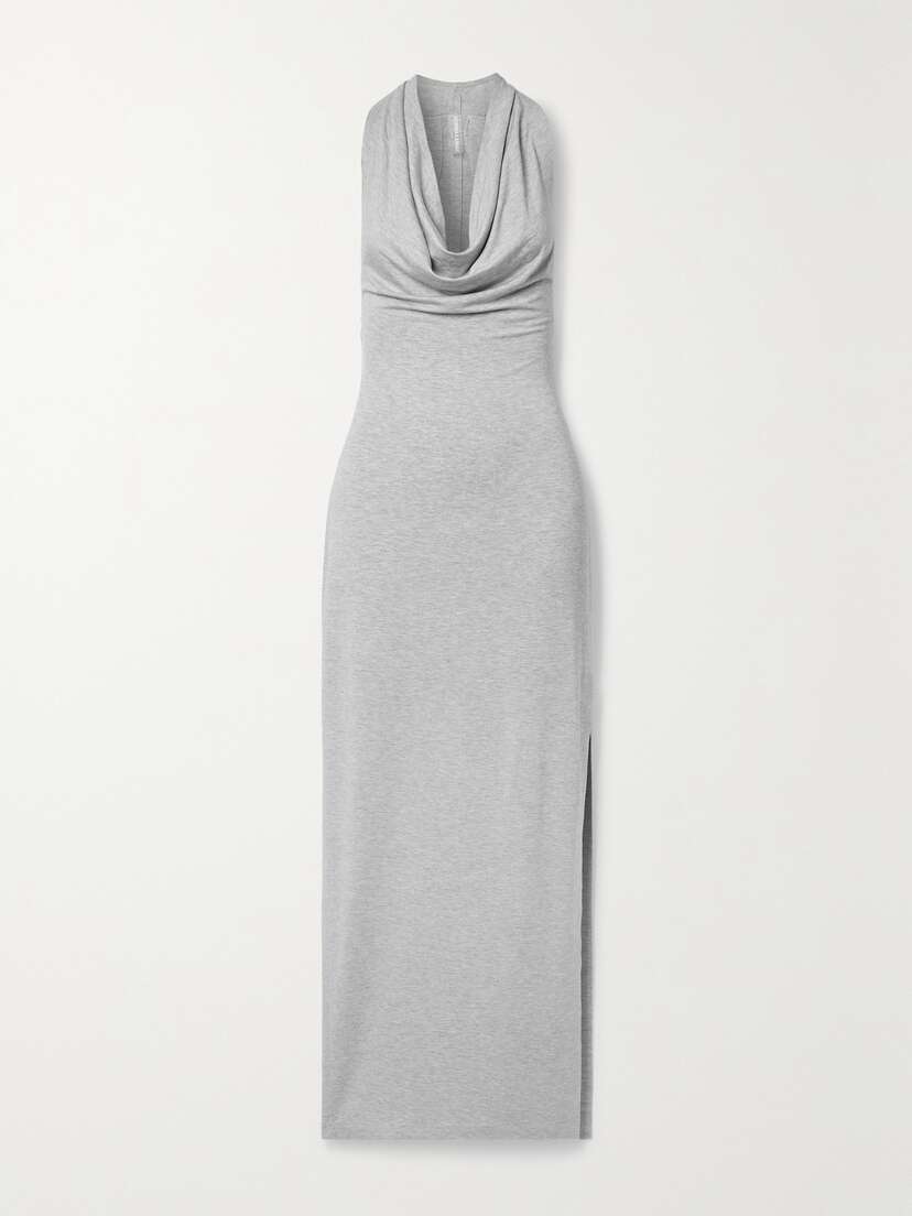 Norma Kamali Neeta Draped Stretch-jersey Maxi Dress - - x large