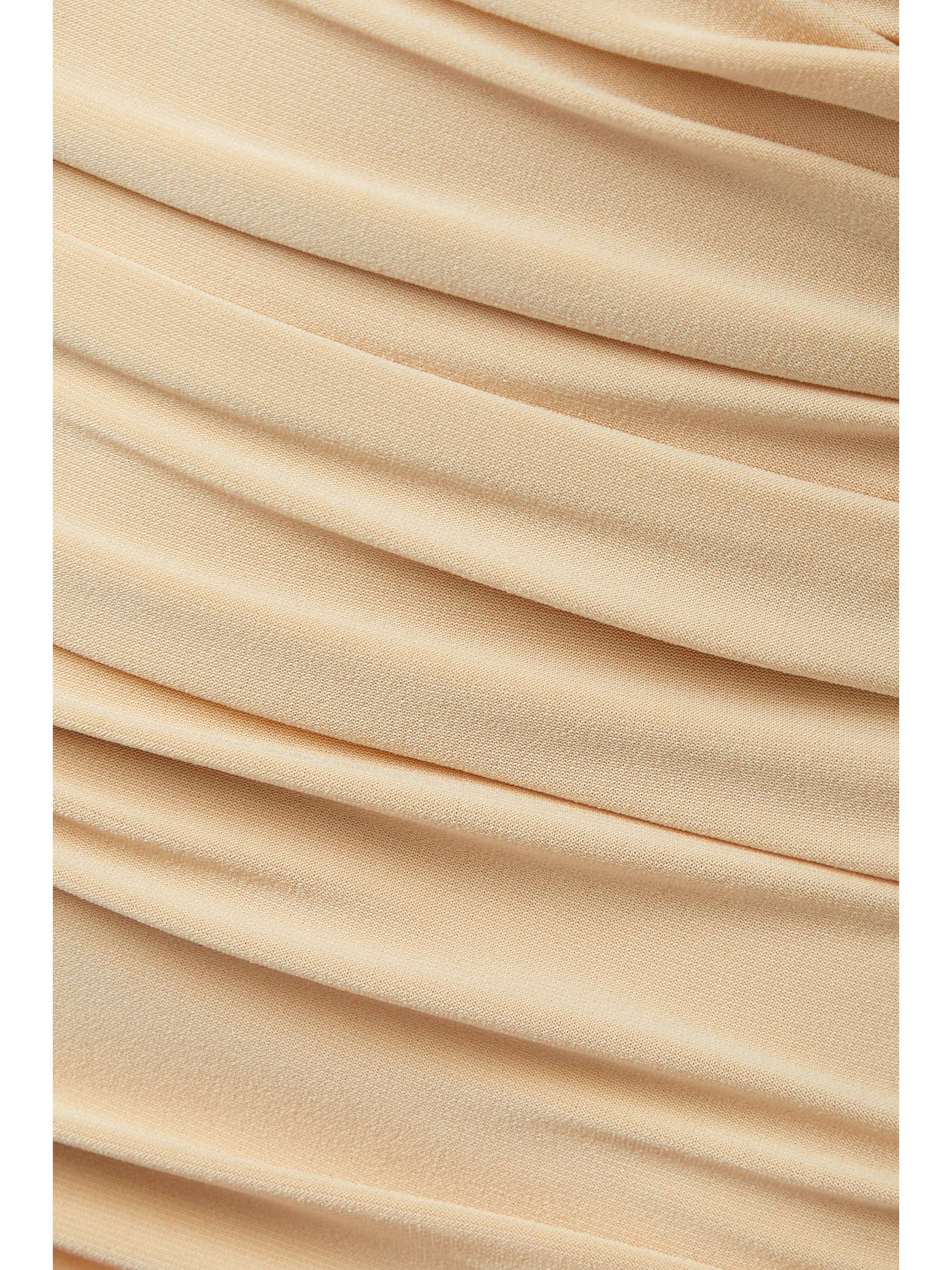 NORMA KAMALI Bill Mio ruched halterneck swimsuit