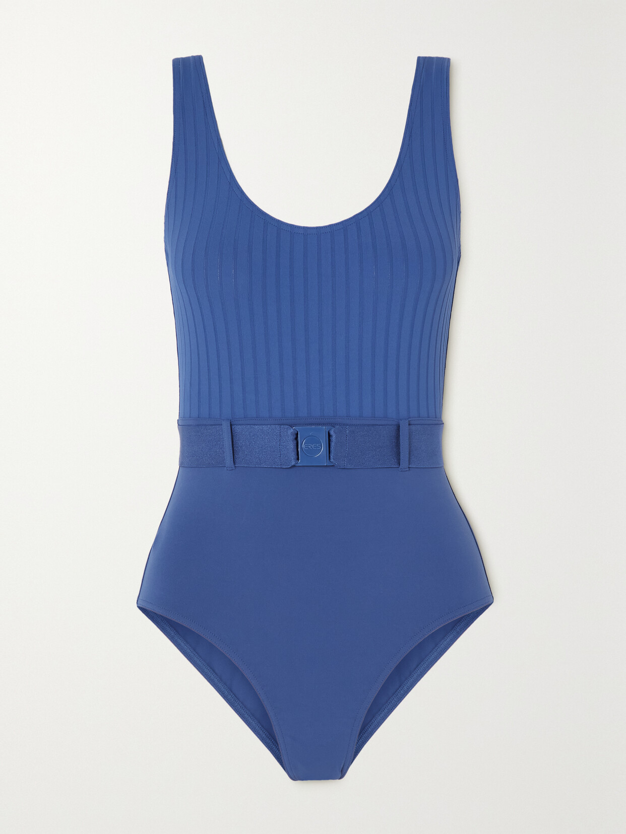 Eres - Mezcal Belted Ribbed Swimsuit - Blue