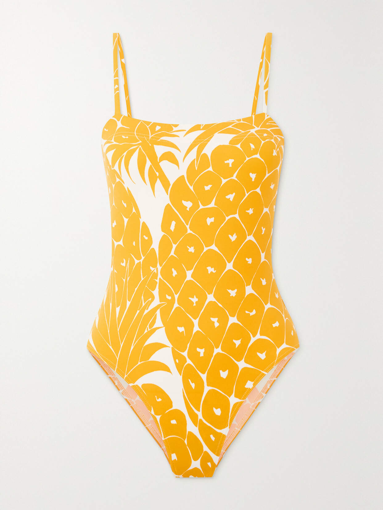 Eres Les Essentiels Aquarelle Printed Swimsuit - Yellow
