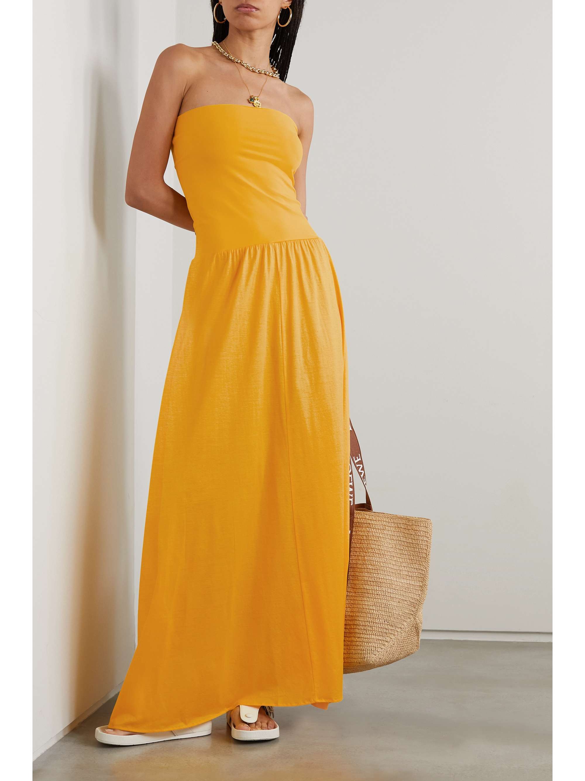 ERES Ankara convertible cotton and stretch-jersey maxi dress