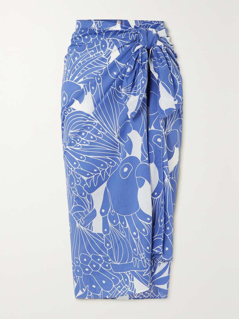 Eres Daniel Printed Cotton-voile Pareo