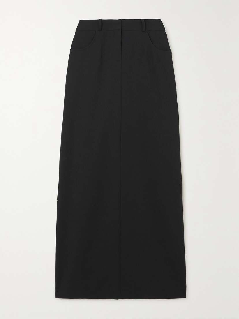The Frankie Shop Malvo Grain De Poudre Maxi Skirt - x large