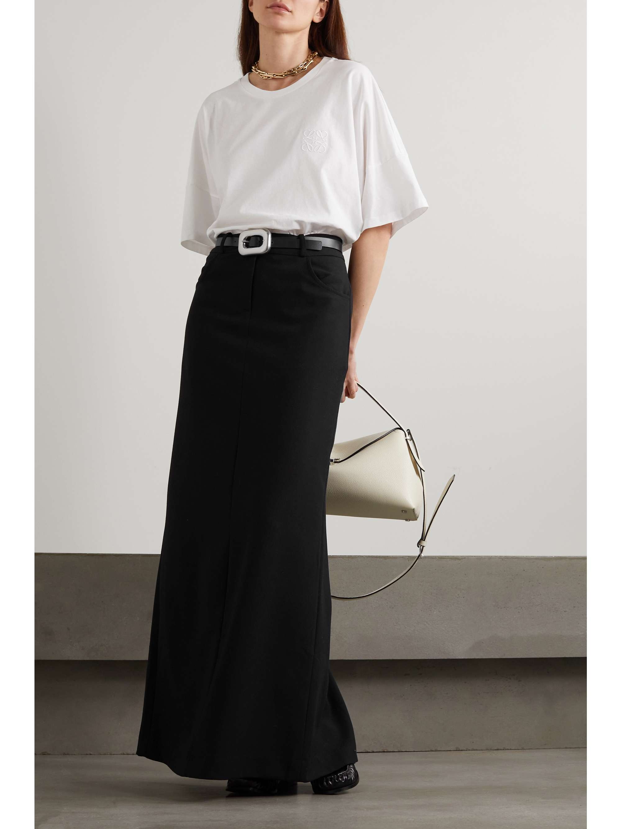 THE FRANKIE SHOP Malvo grain de poudre maxi skirt | NET-A-PORTER