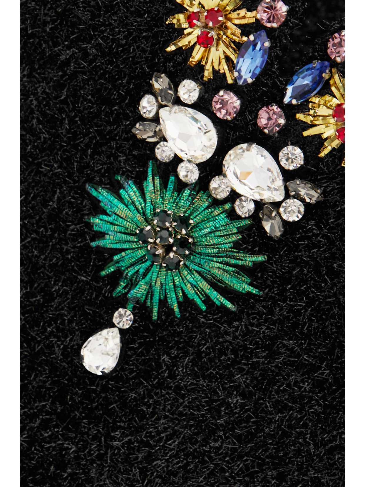 Miss Sohee + The Vanguard Sequin-embellished Crepe Mini Dress In Black