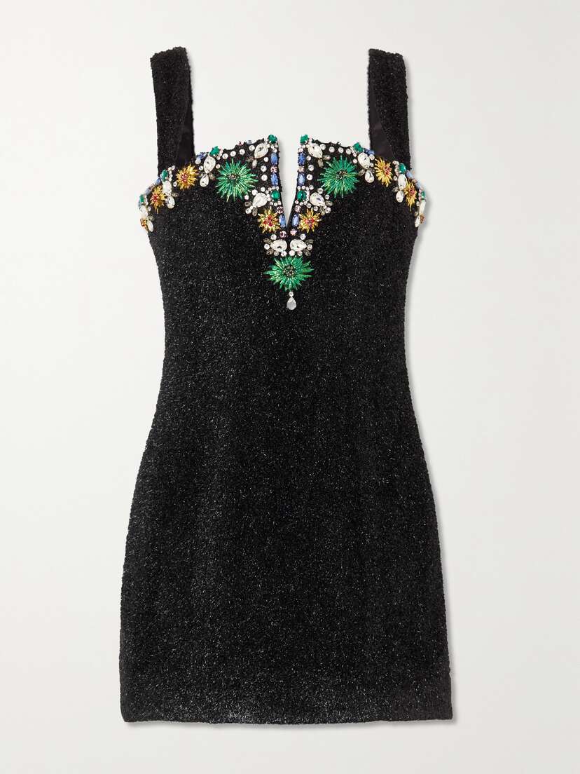 Miss Sohee + The Vanguard Sequin-embellished Crepe Mini Dress
