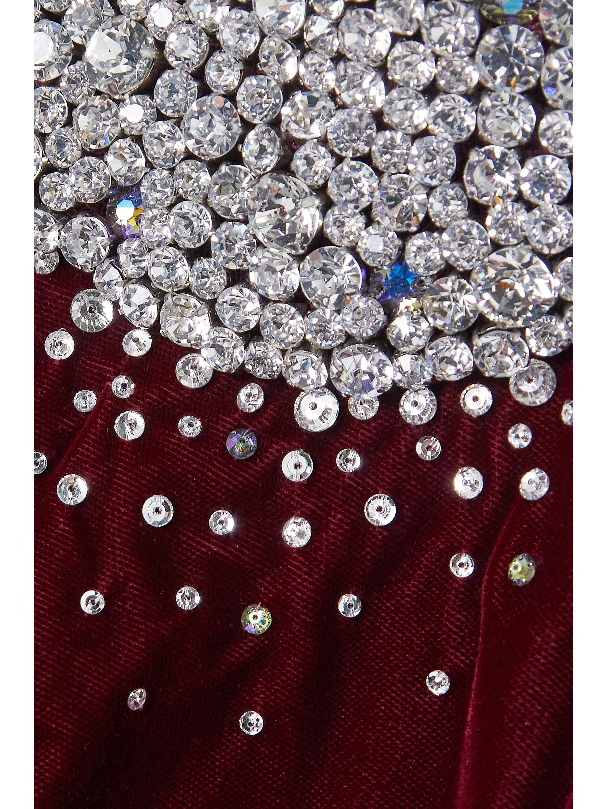 MISS SOHEE + The Vanguard crystal-embellished silk top and maxi skirt set