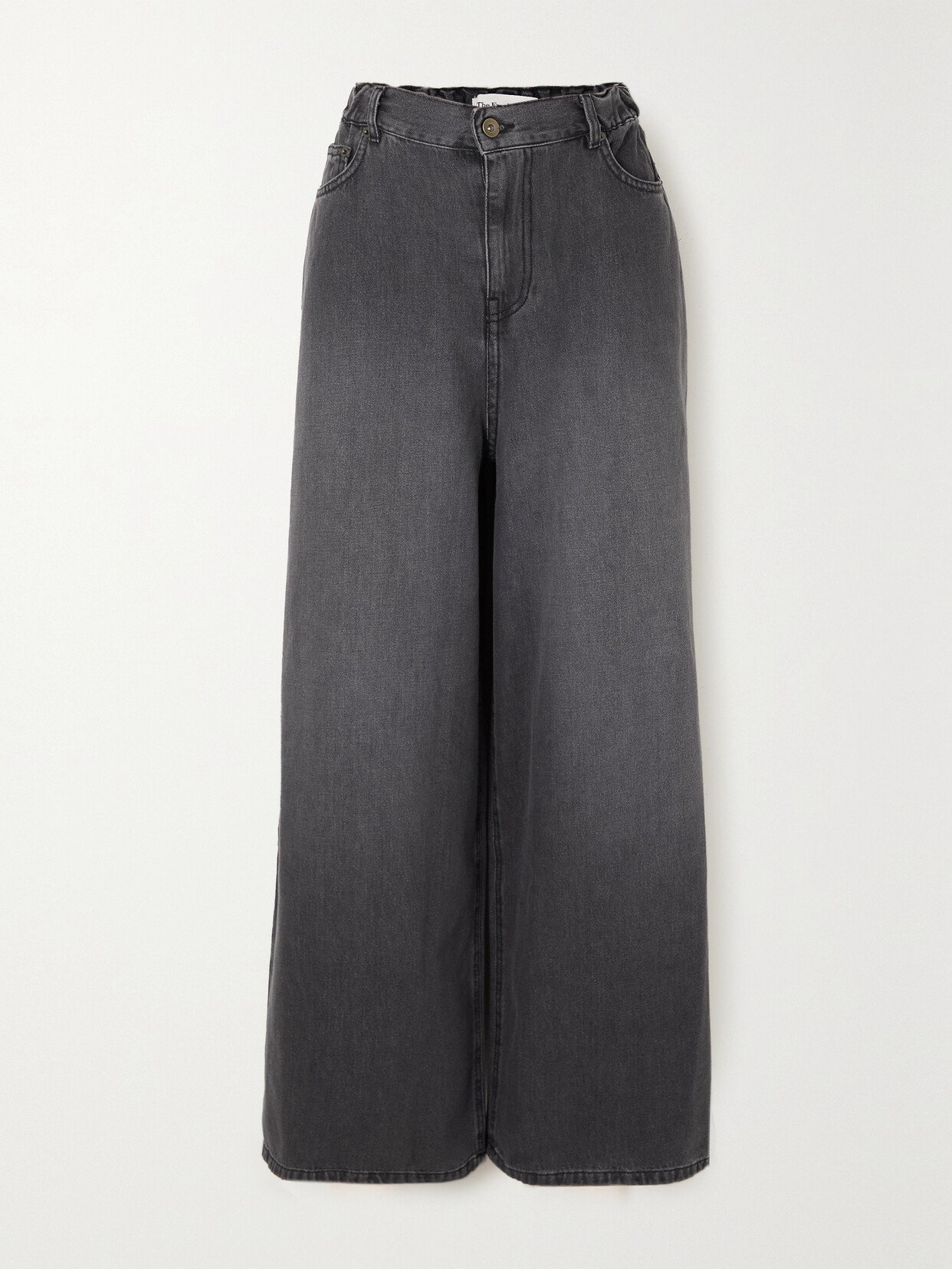 The Frankie Shop - Sasha High-rise Wide-leg Jeans - Gray