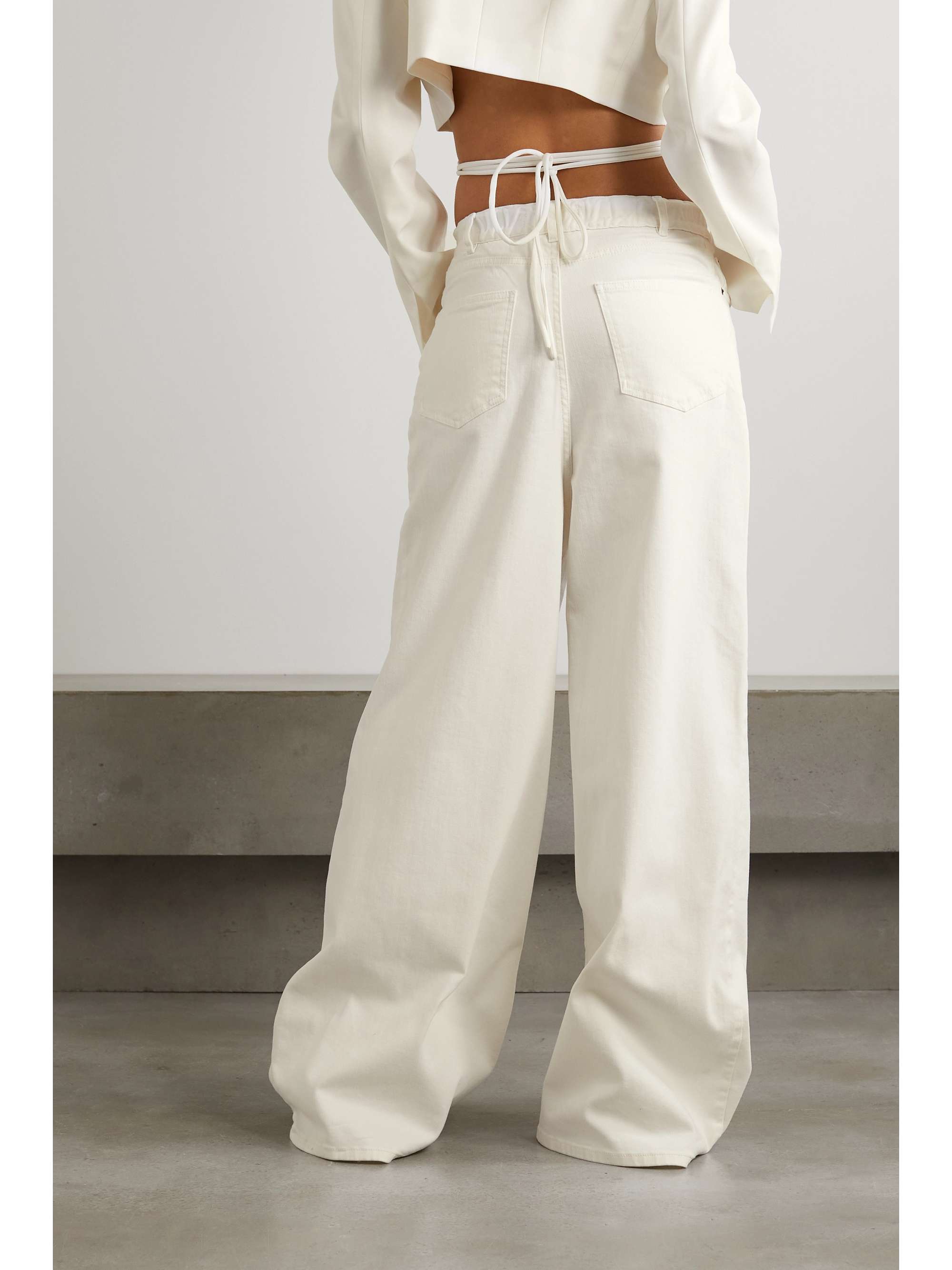 THE FRANKIE SHOP Sasha high-rise wide-leg jeans | NET-A-PORTER