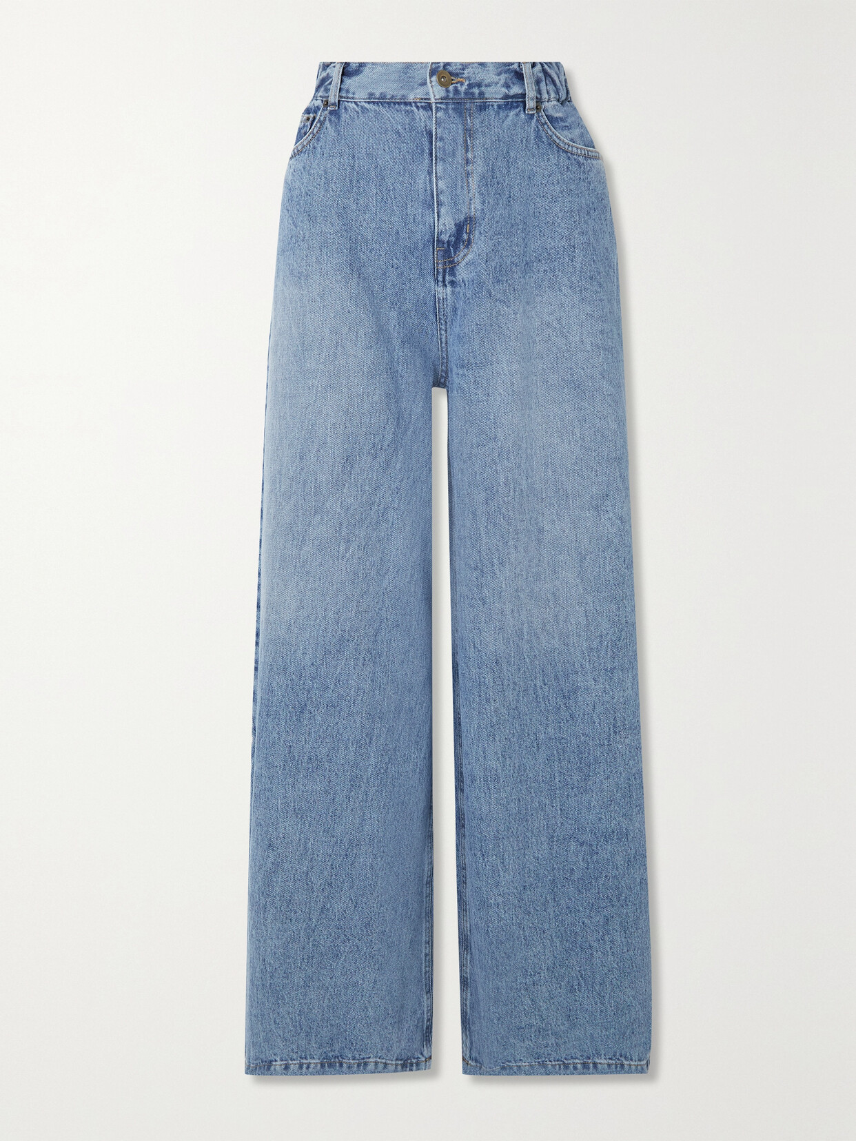 The Frankie Shop - Sasha High-rise Wide-leg Jeans - Blue