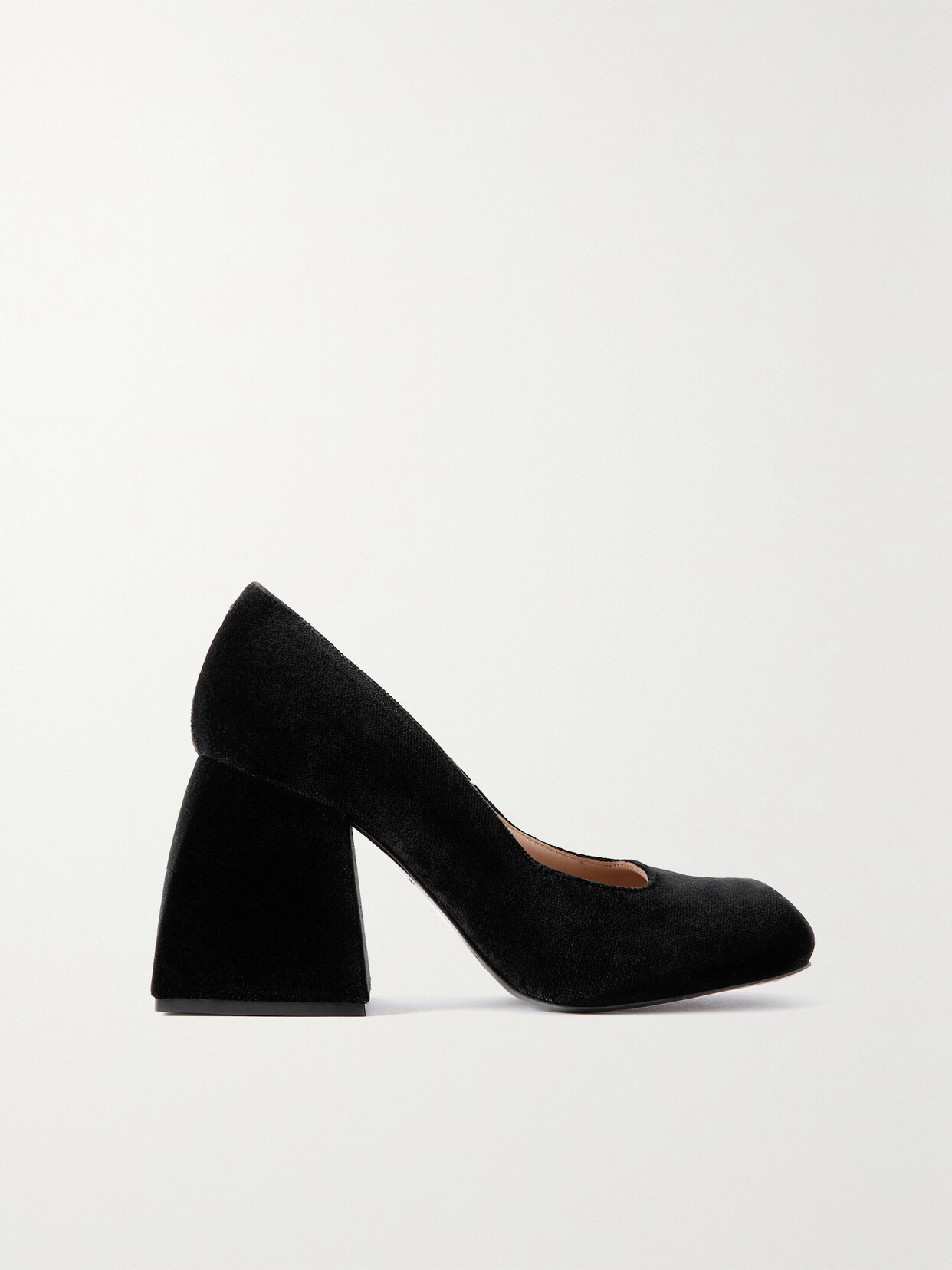 NODALETO - Bulla Tacha Velvet Pumps - Black