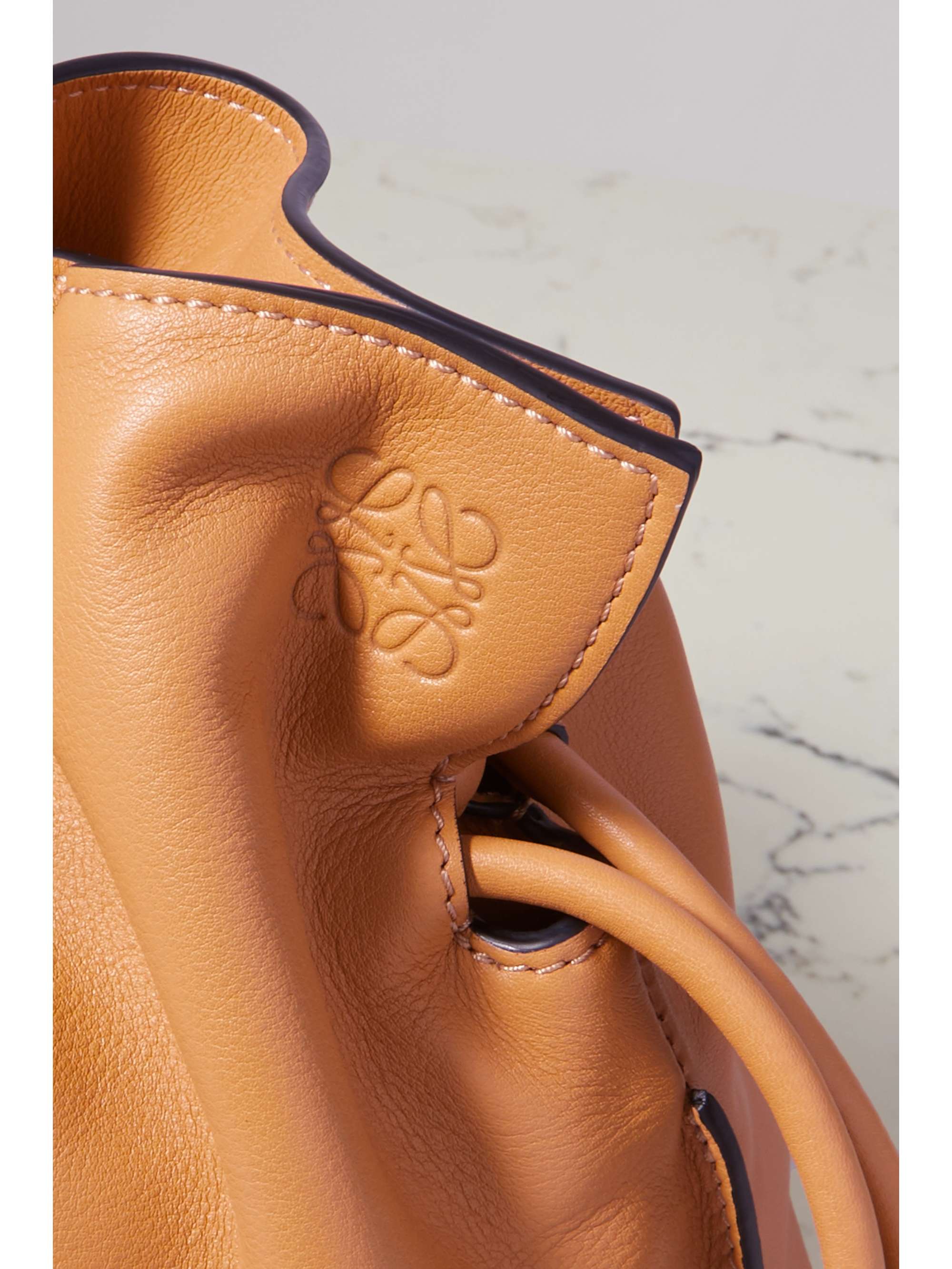 LOEWE Flamenco leather clutch