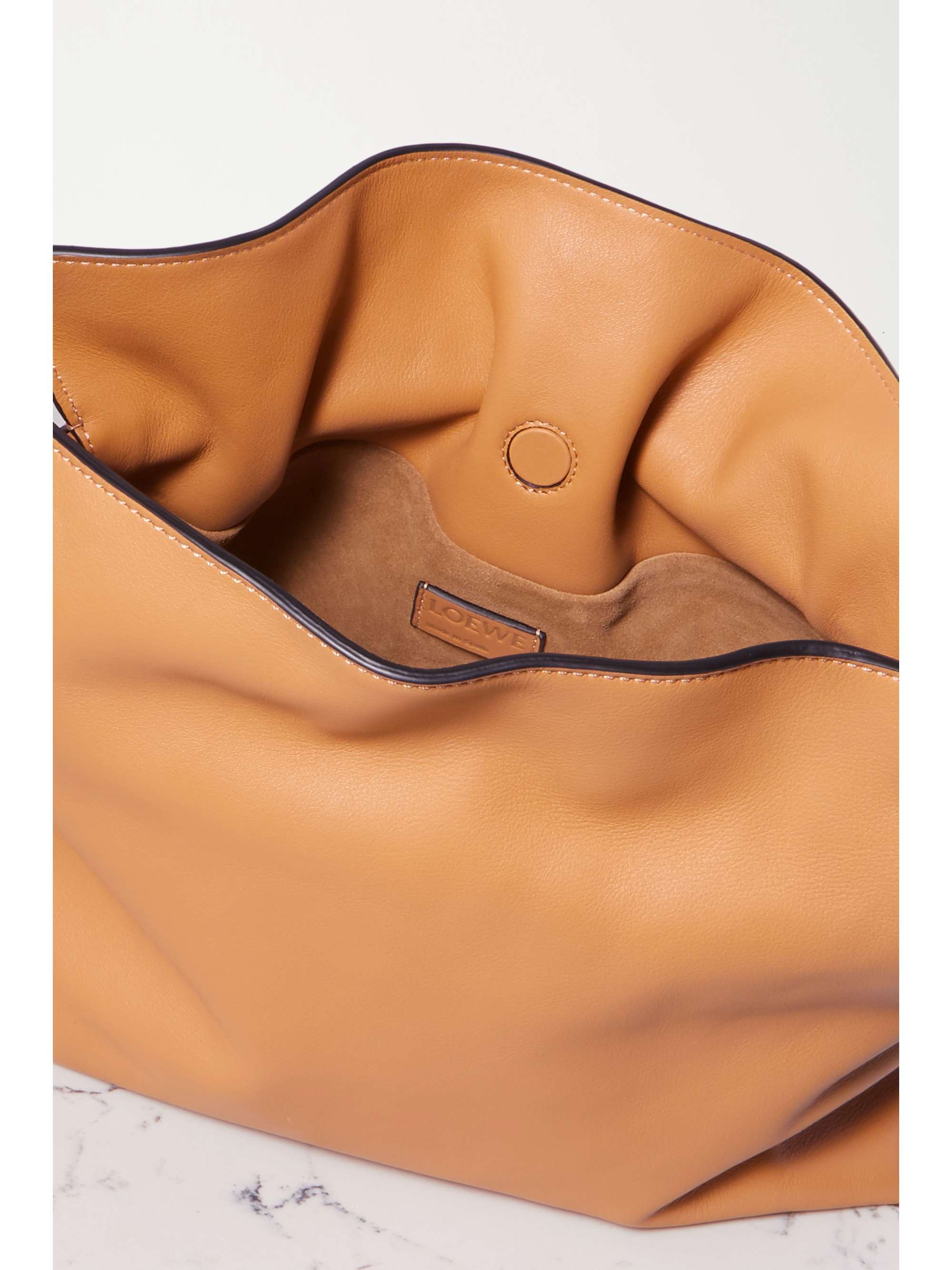 LOEWE Flamenco leather clutch