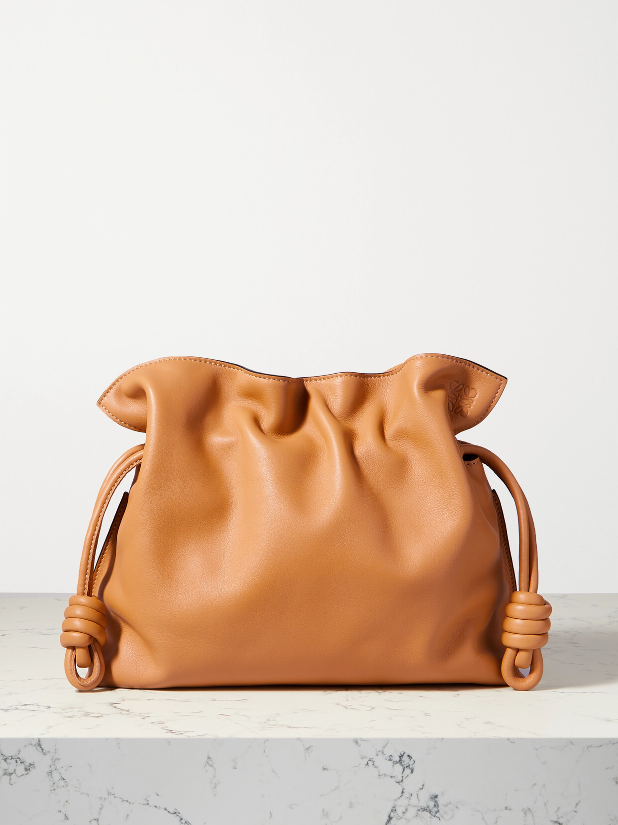 Loewe Flamenco Clutch Nano Bag In Brown
