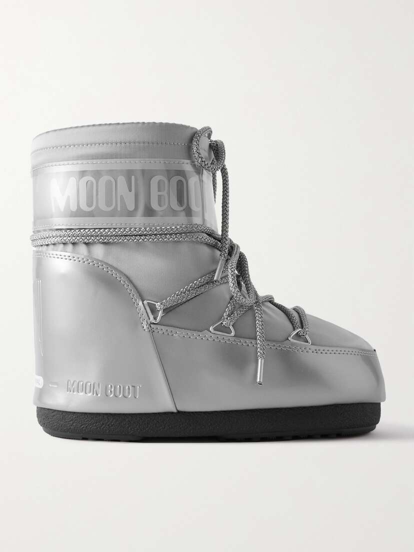 Moon Boot Icon Low Glance Shell And Pvc Snow Boots