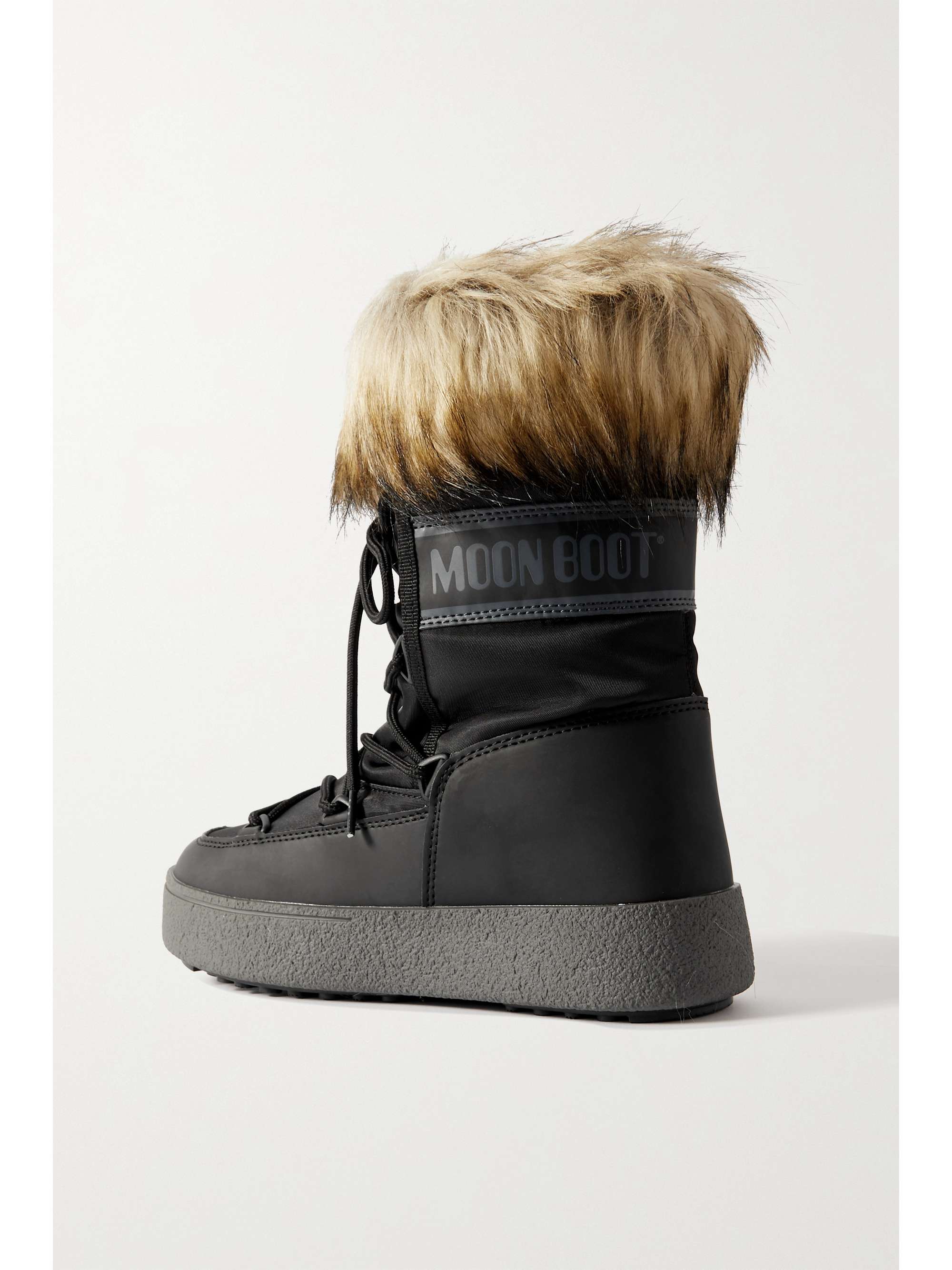 MOON BOOT LTrack Monaco faux furtrimmed shell and faux leather snow